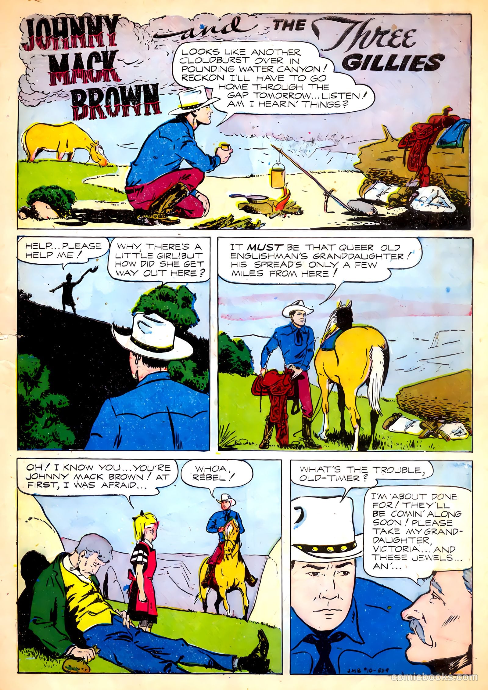 Johnny Mack Brown #10 (1952) — page 3 of 35