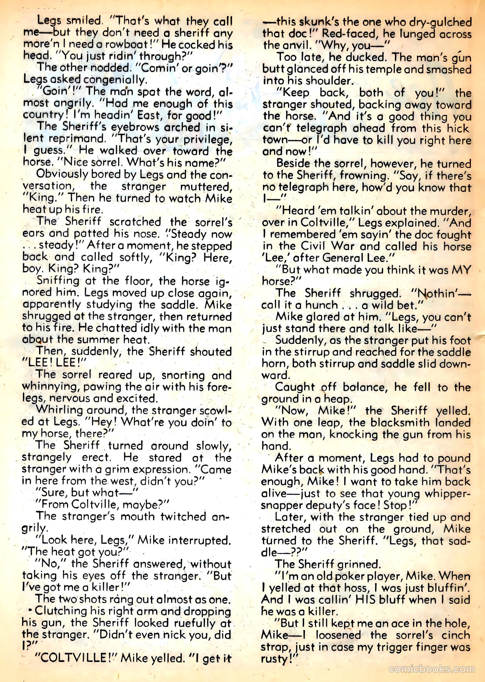 Johnny Mack Brown #10 (1952) — page 20 of 35