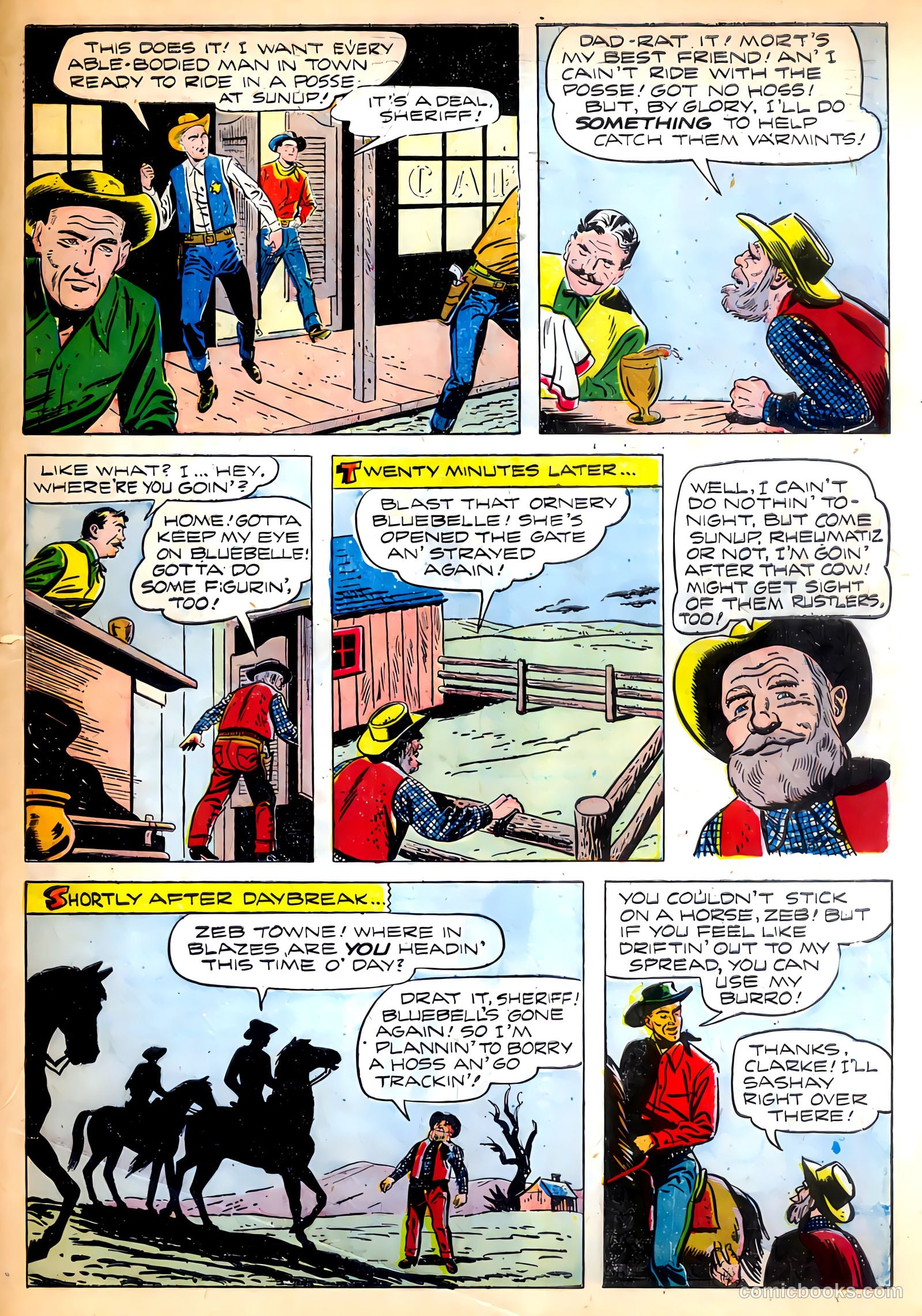Johnny Mack Brown #10 (1952) — page 31 of 35