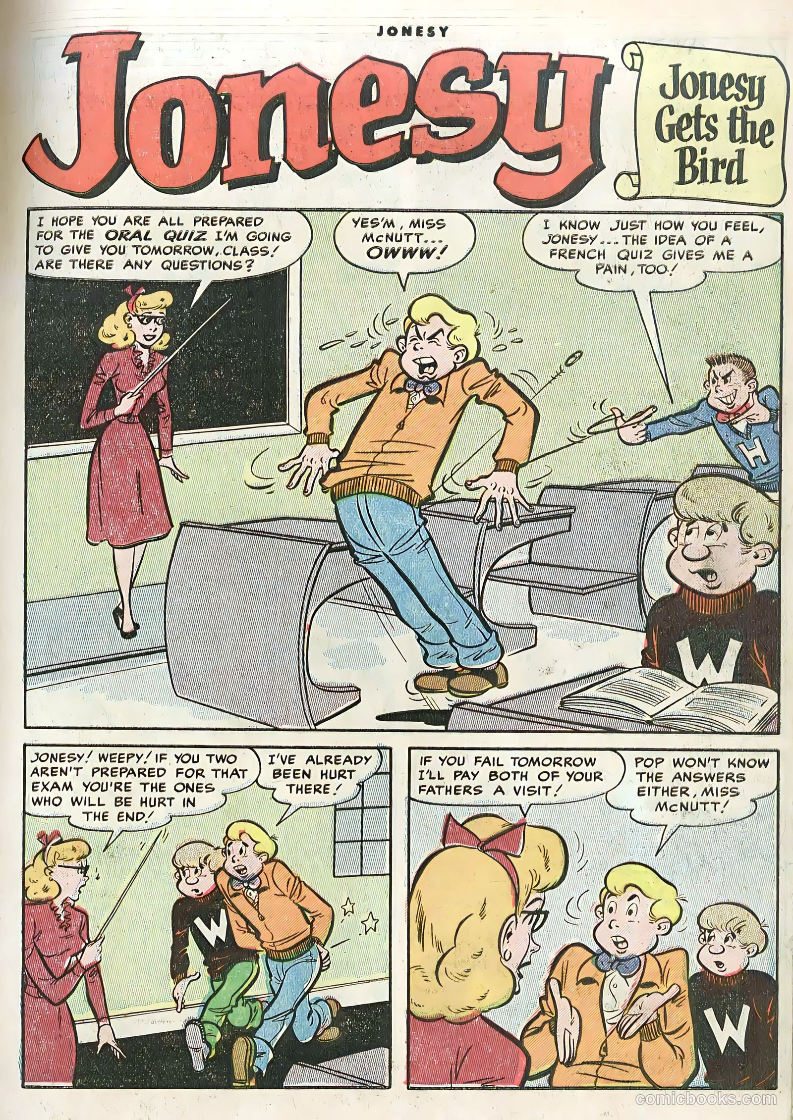 Jonesy #5 (1954) — page 3 of 36