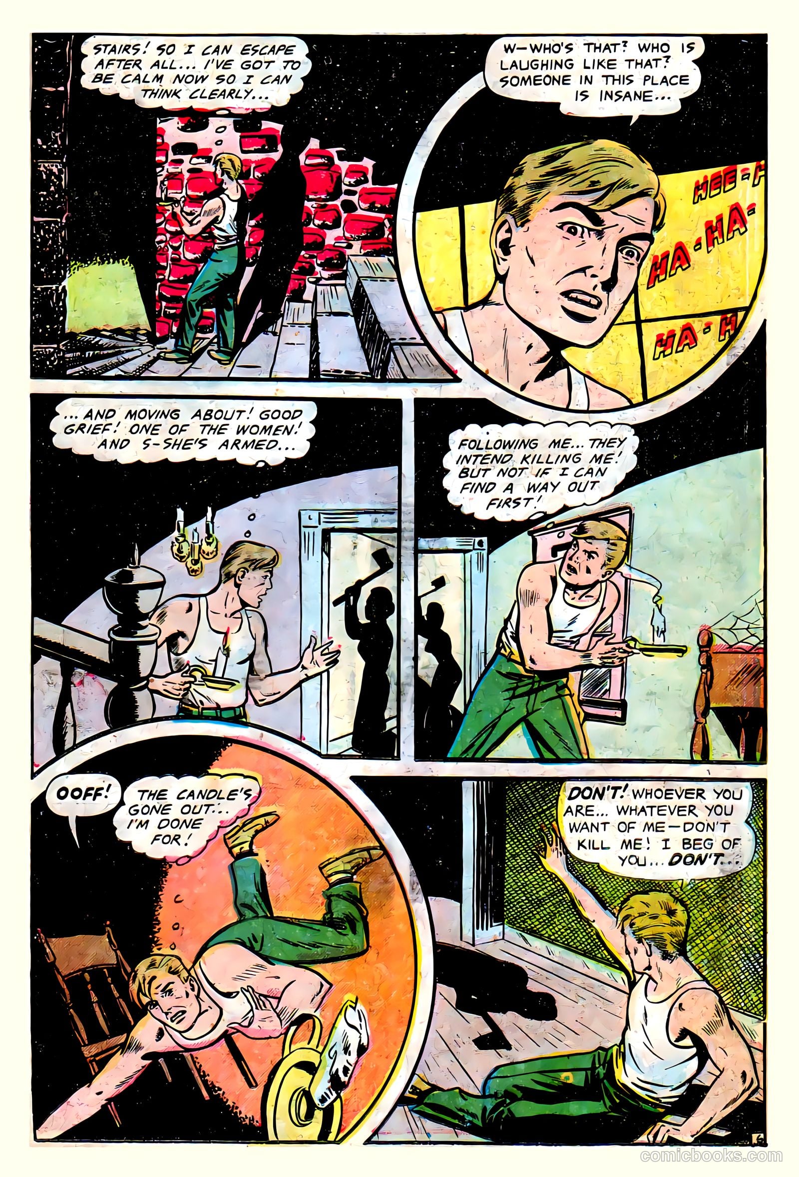 Journey into Fear #10 (1952) — page 16