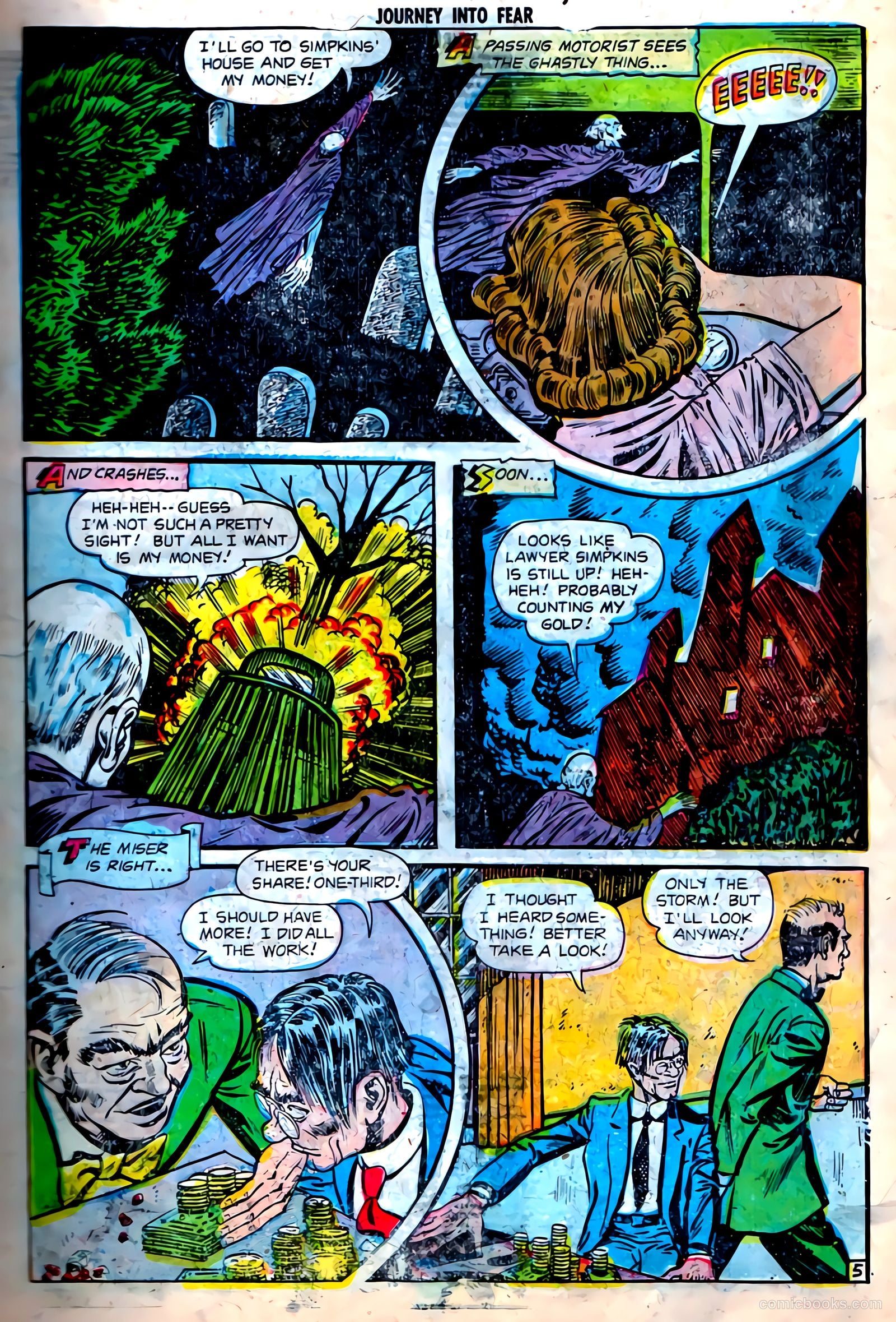 Journey into Fear #11 (1953) — page 13