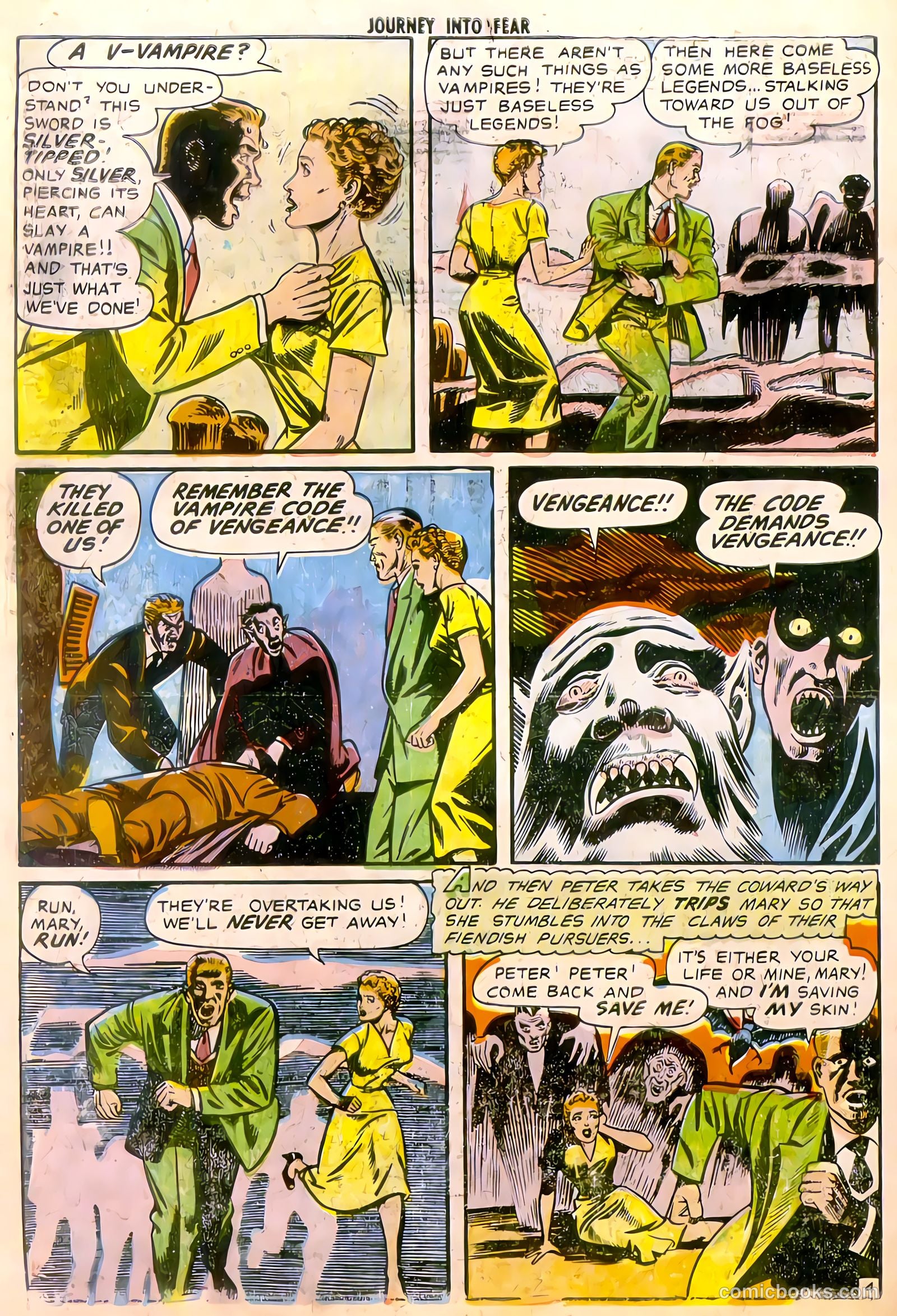 Journey into Fear #12 (1953) — page 6