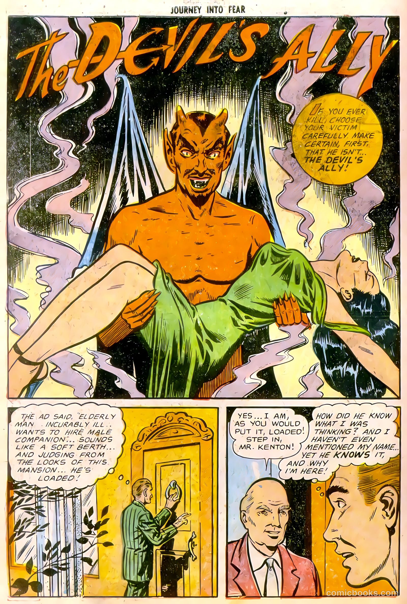 Journey into Fear #12 (1953) — page 10