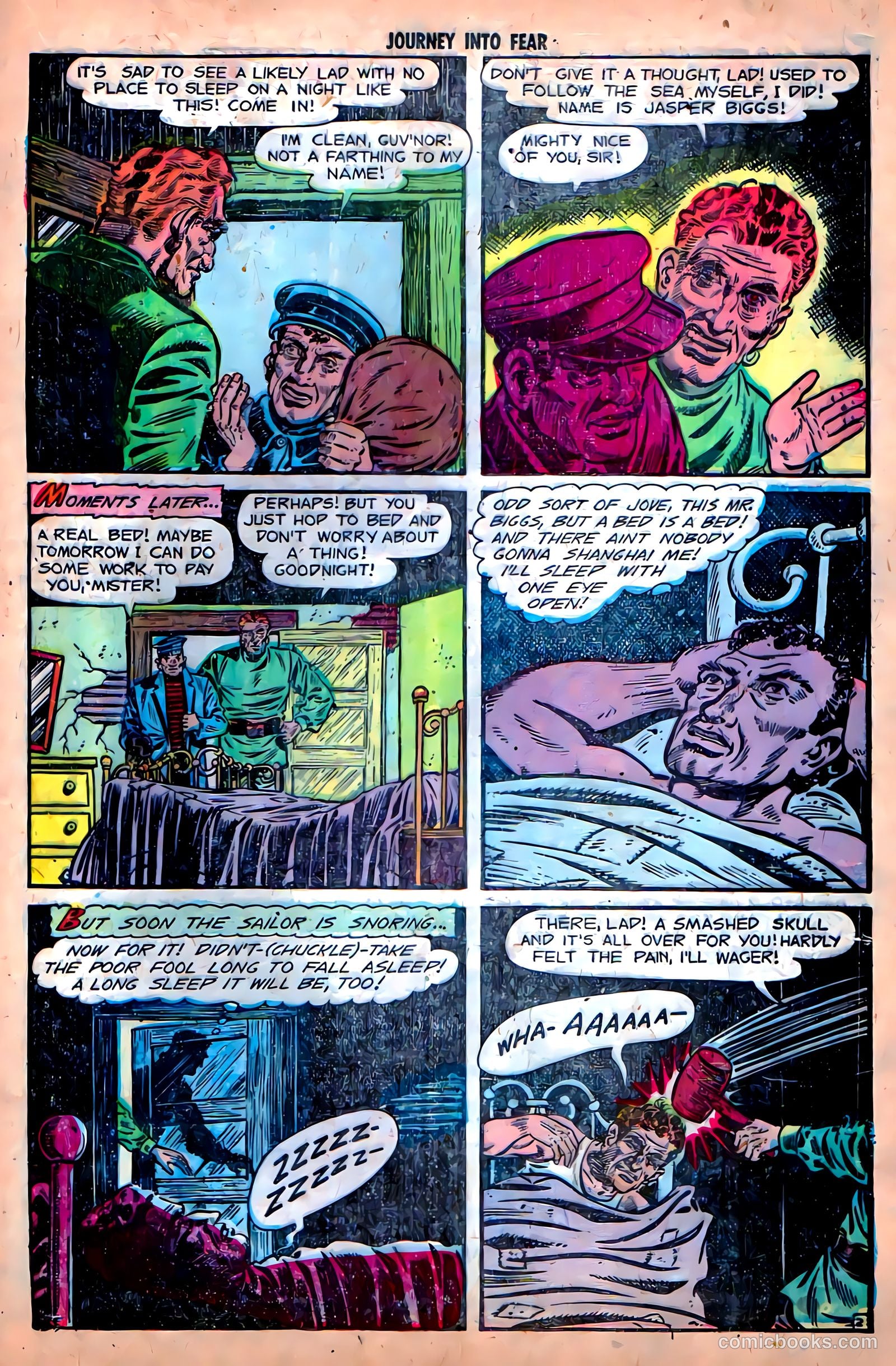 Journey into Fear #14 (1953) — page 21