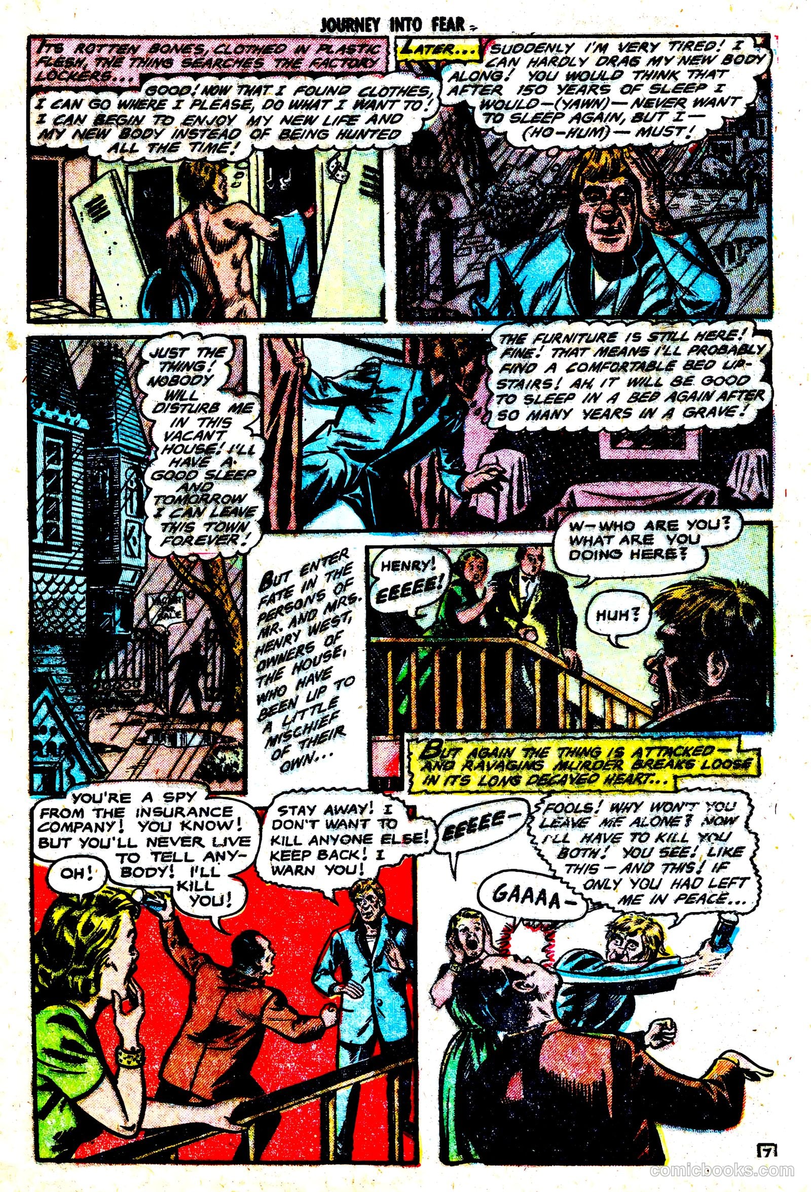 Journey into Fear #15 (1953) — page 8