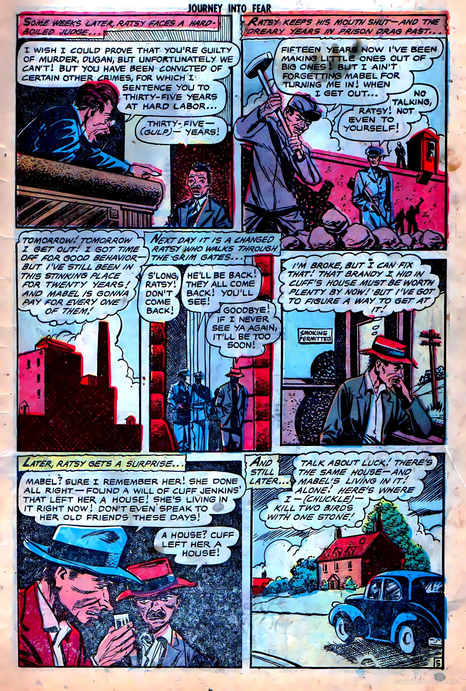Journey into Fear #17 (1954) — page 6