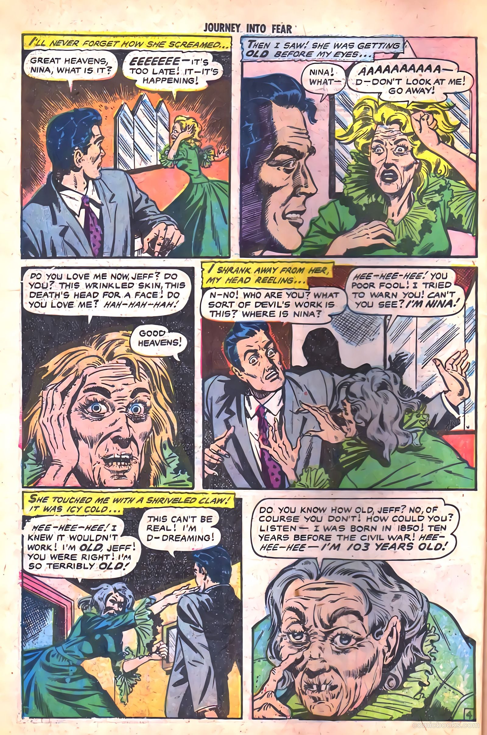 Journey into Fear #18 (1954) — page 6