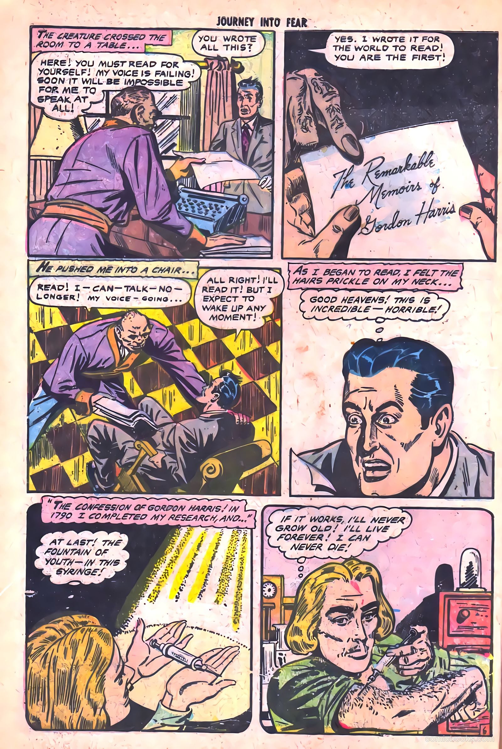 Journey into Fear #18 (1954) — page 8