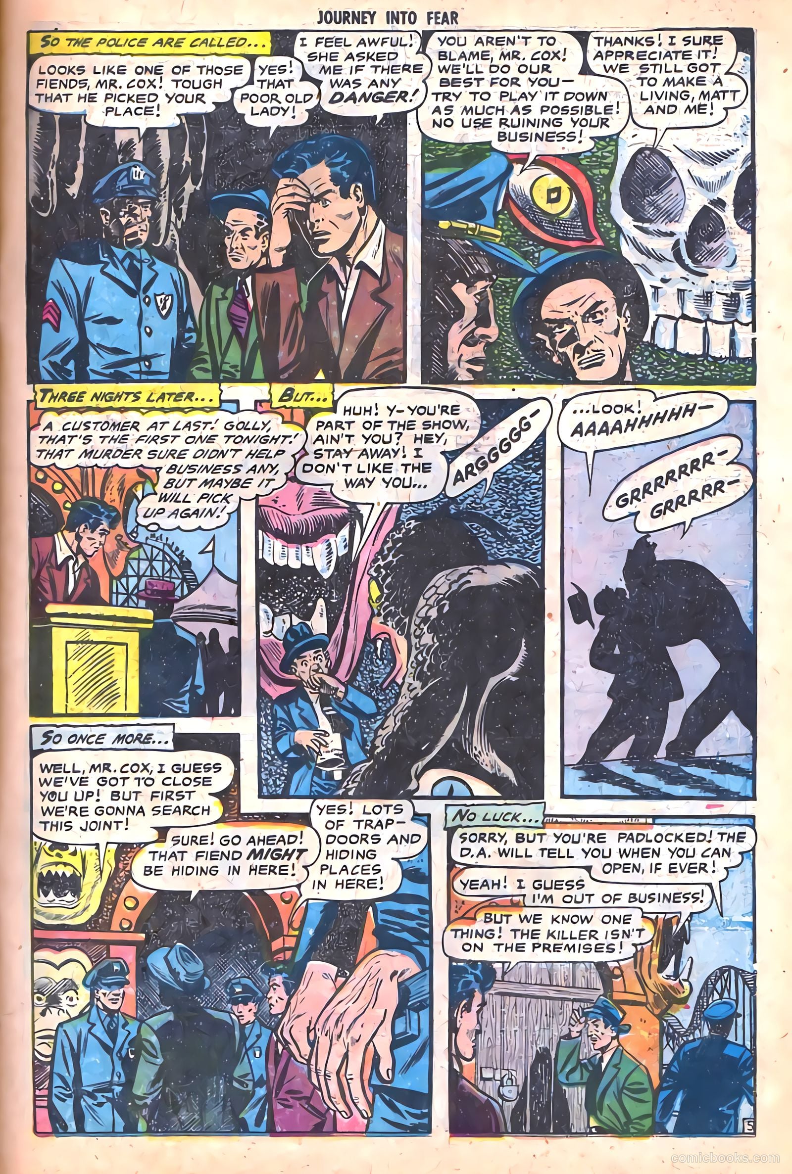 Journey into Fear #18 (1954) — page 15