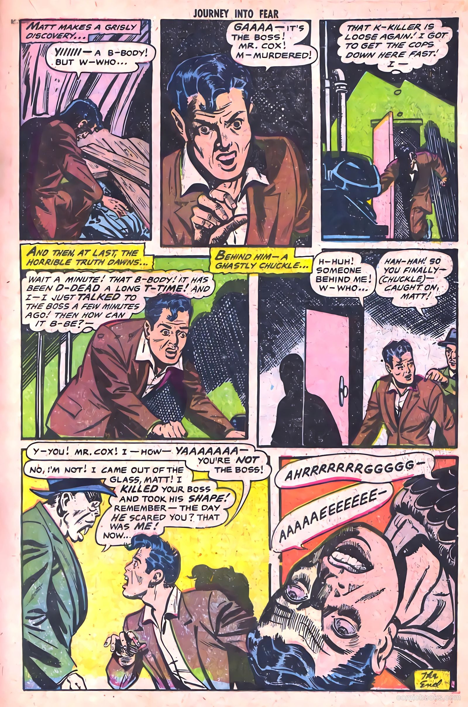 Journey into Fear #18 (1954) — page 17