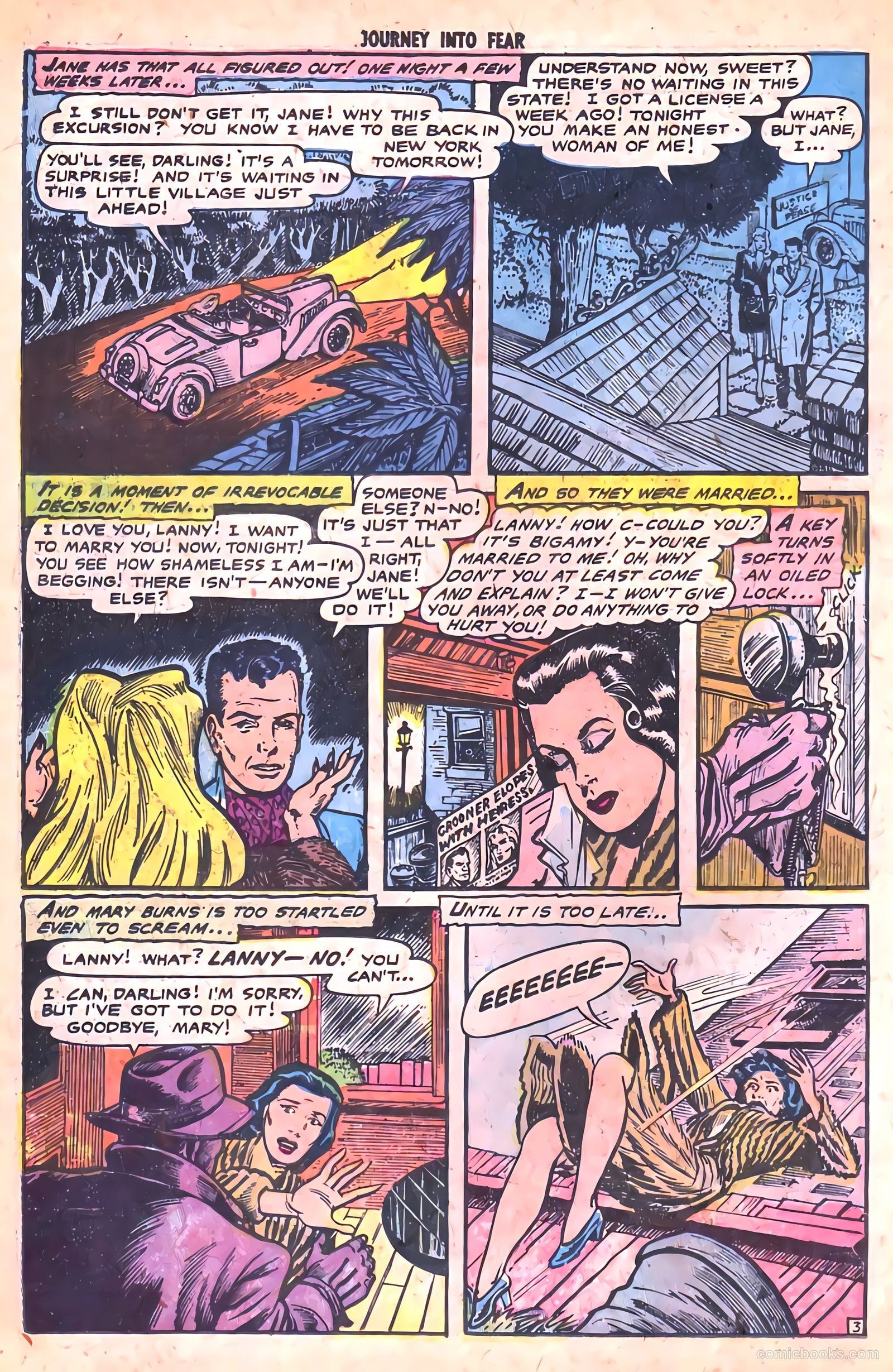 Journey into Fear #18 (1954) — page 22