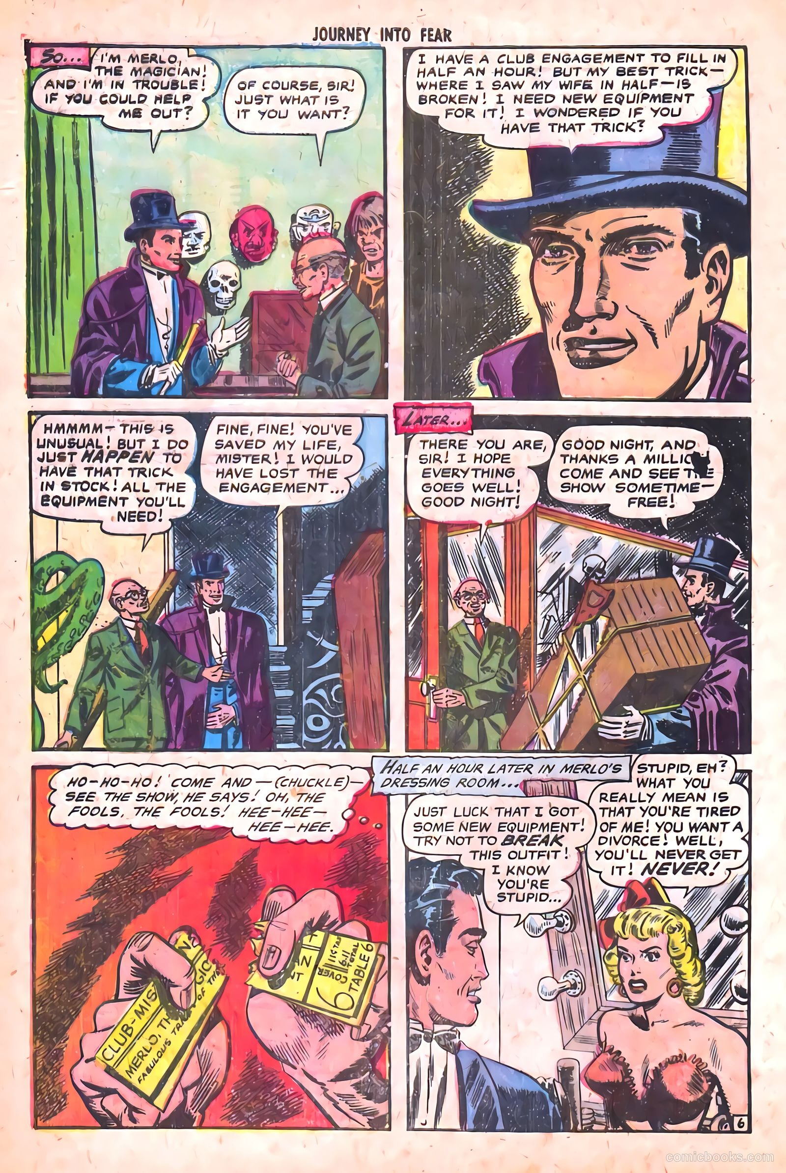 Journey into Fear #18 (1954) — page 32