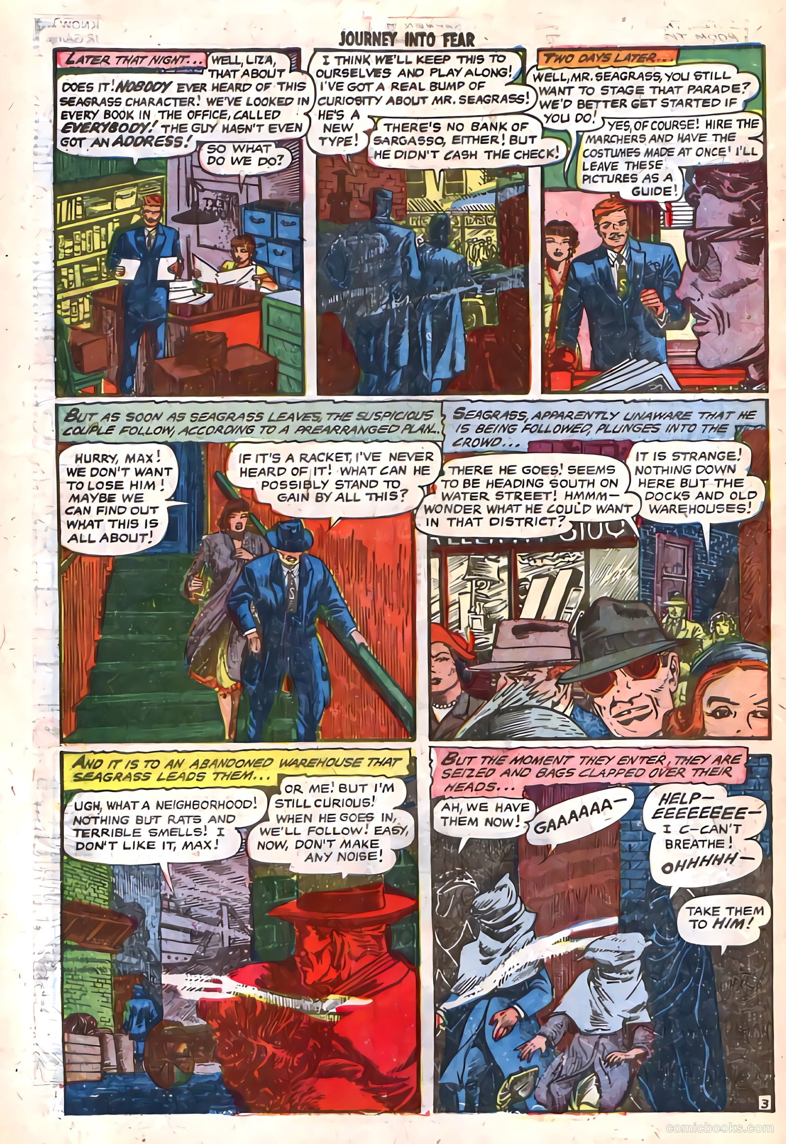 Journey into Fear #19 (1954) — page 13