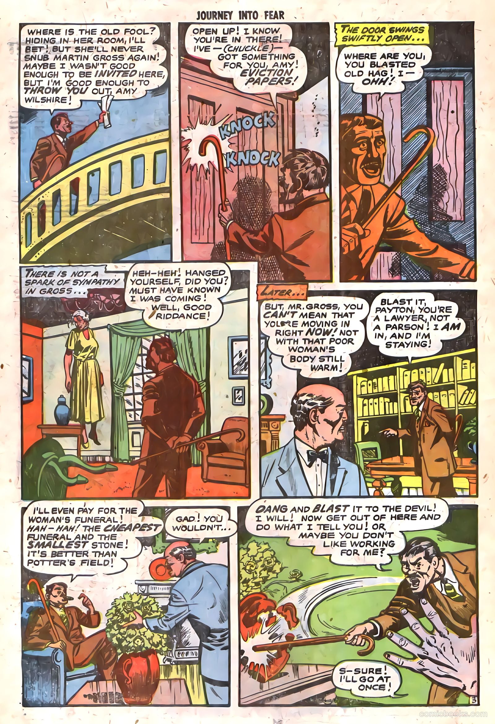 Journey into Fear #19 (1954) — page 21