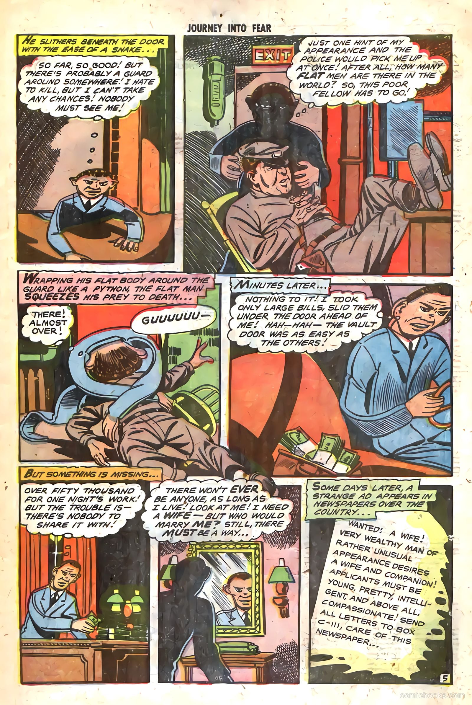 Journey into Fear #19 (1954) — page 30