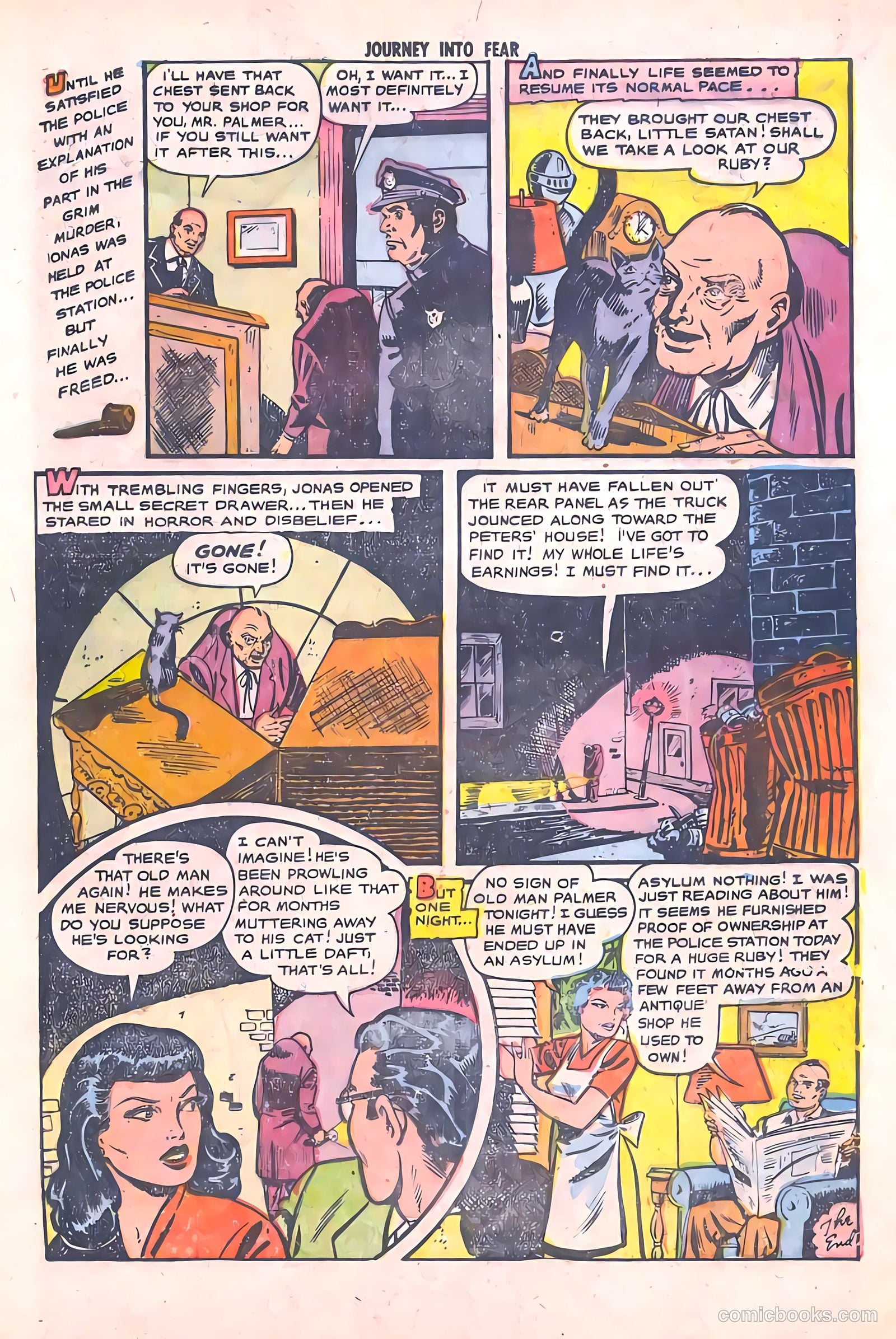 Journey into Fear #3 (1951) — page 17