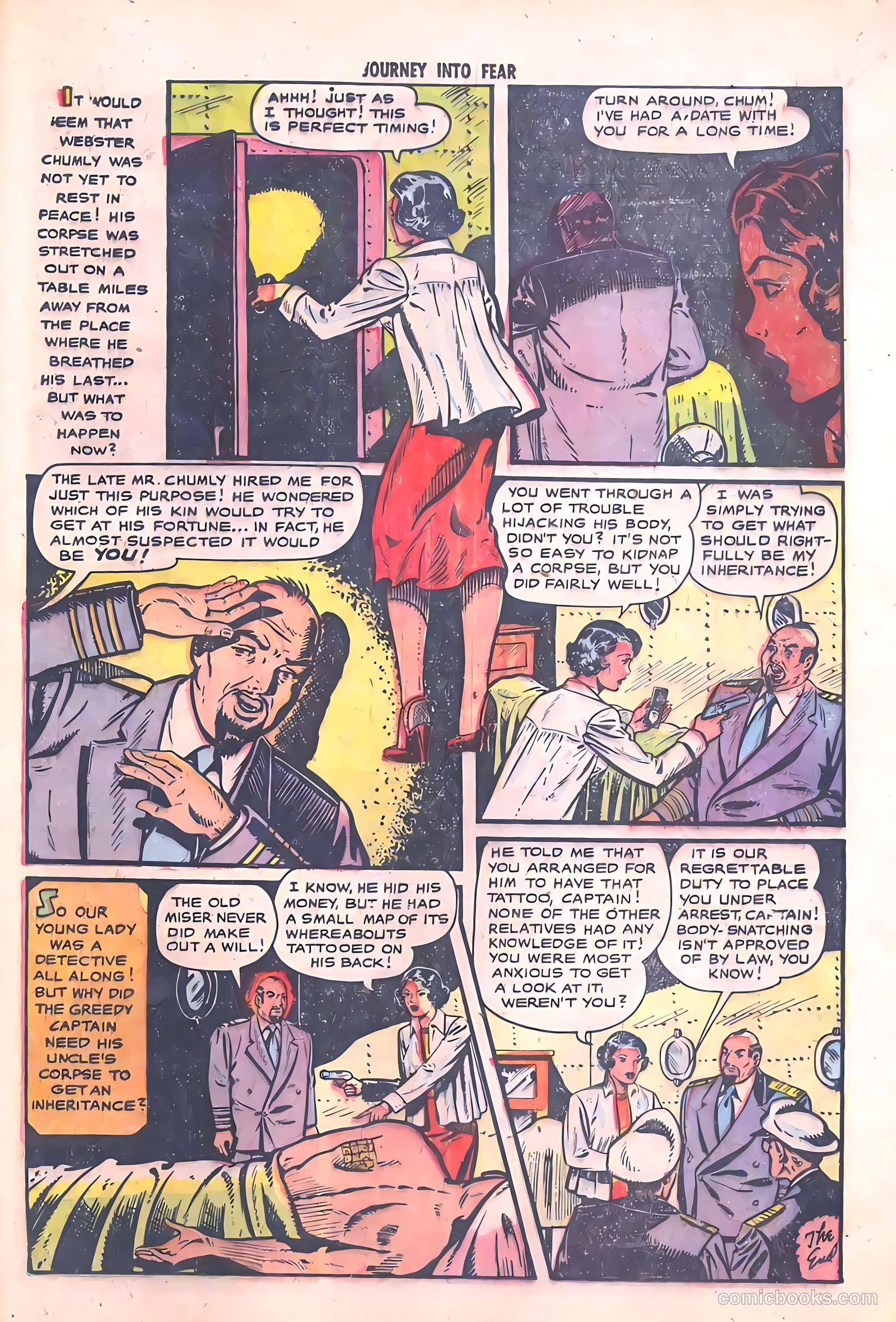 Journey into Fear #3 (1951) — page 25