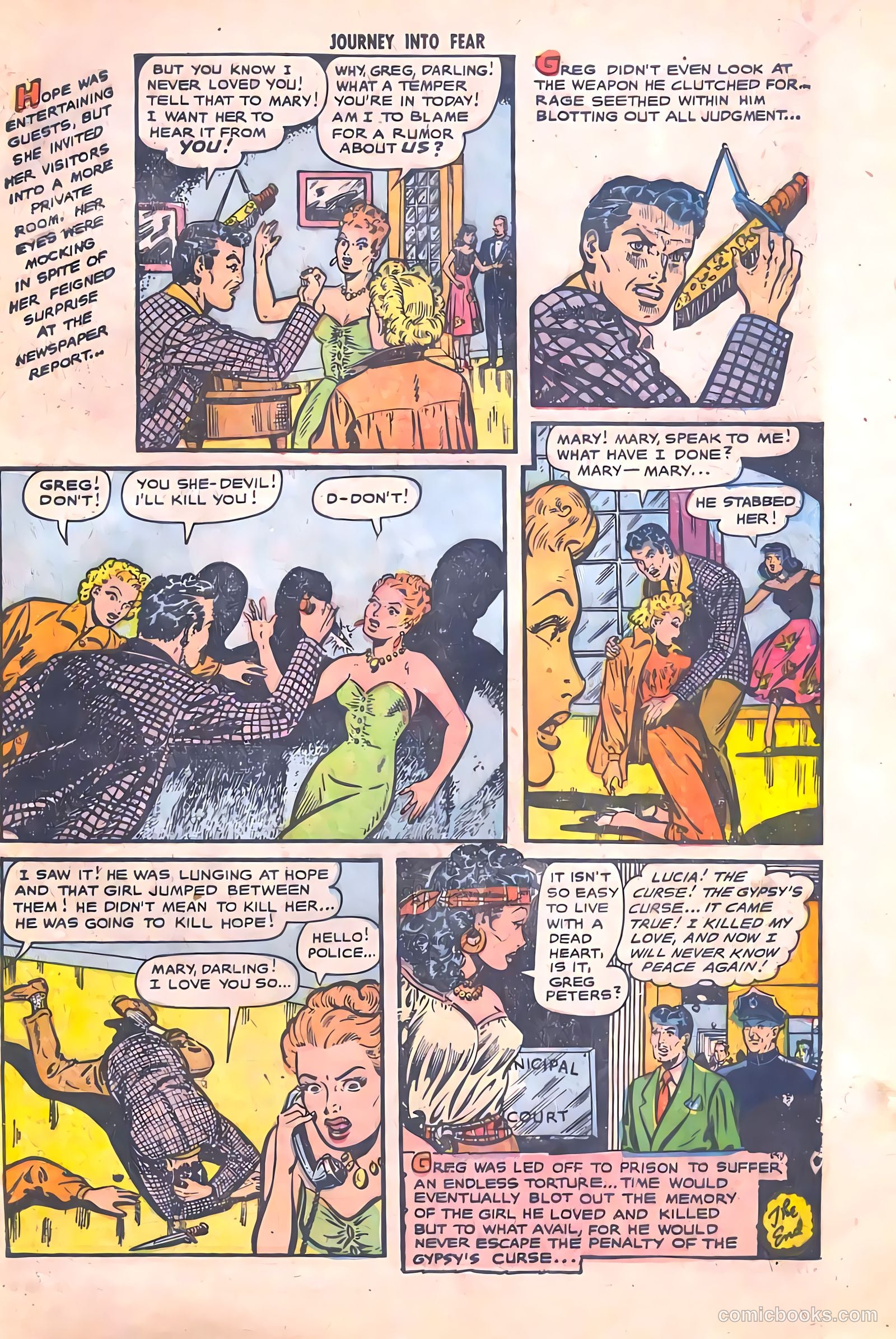 Journey into Fear #3 (1951) — page 33