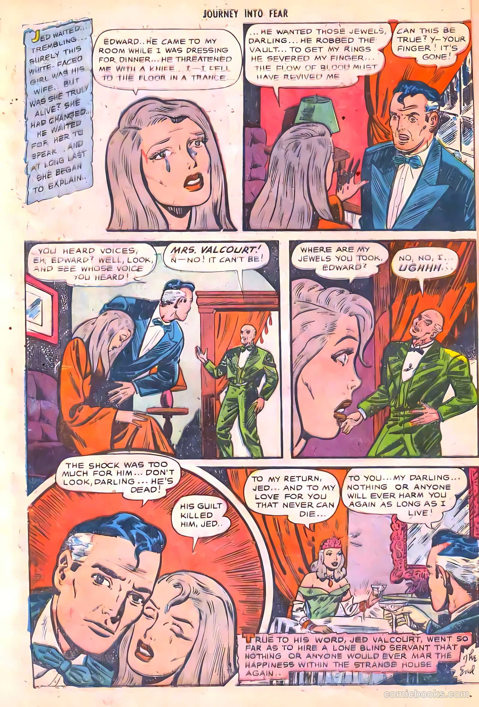 Journey into Fear #4 (1951) — page 8