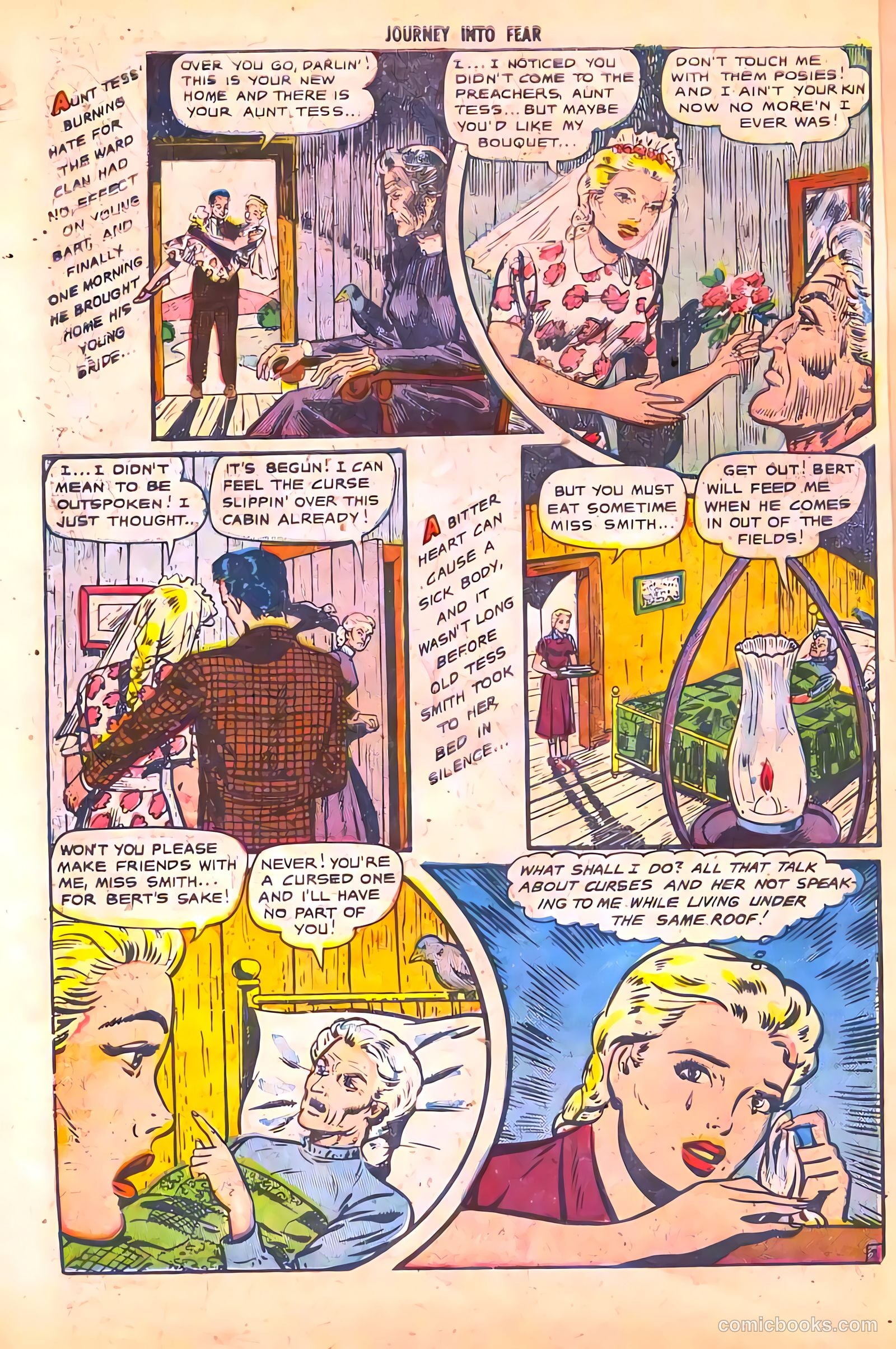Journey into Fear #4 (1951) — page 10