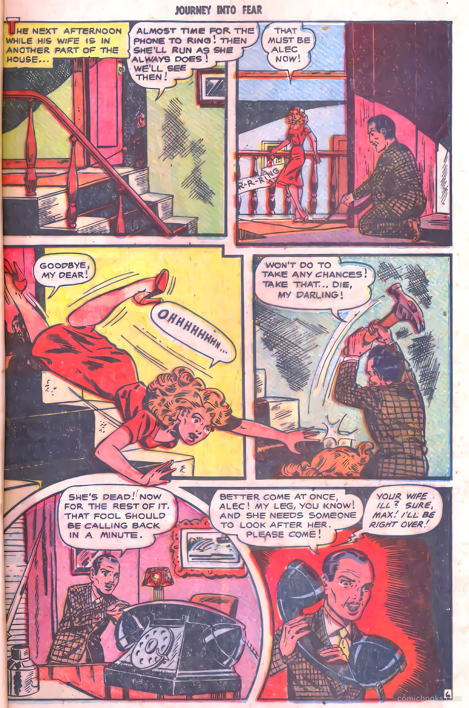 Journey into Fear #6 (1952) — page 25