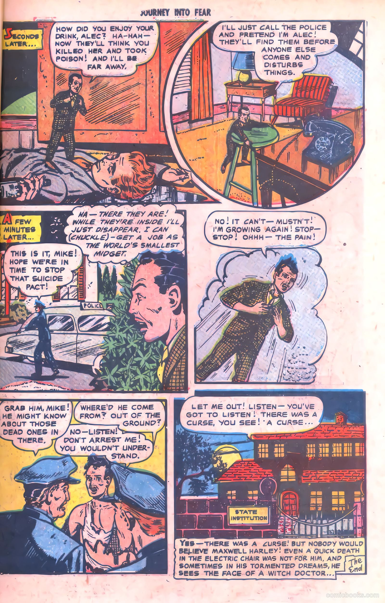 Journey into Fear #6 (1952) — page 27