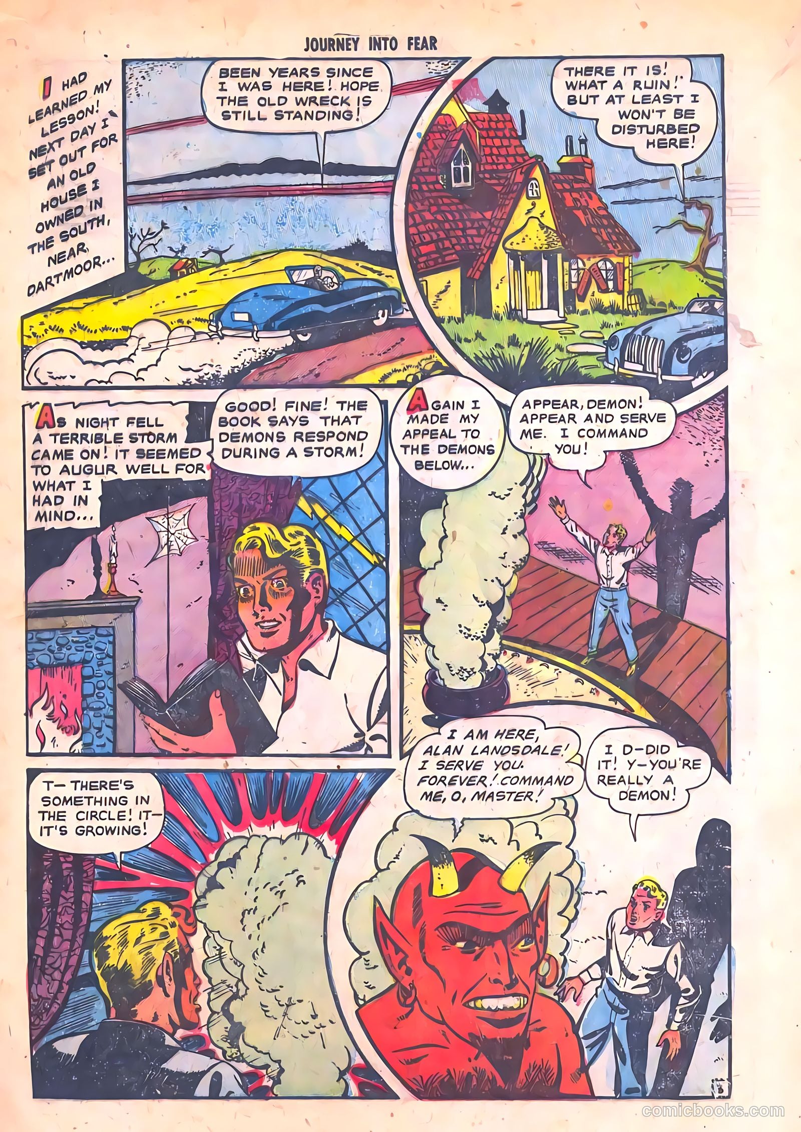 Journey into Fear #7 (1952) — page 5