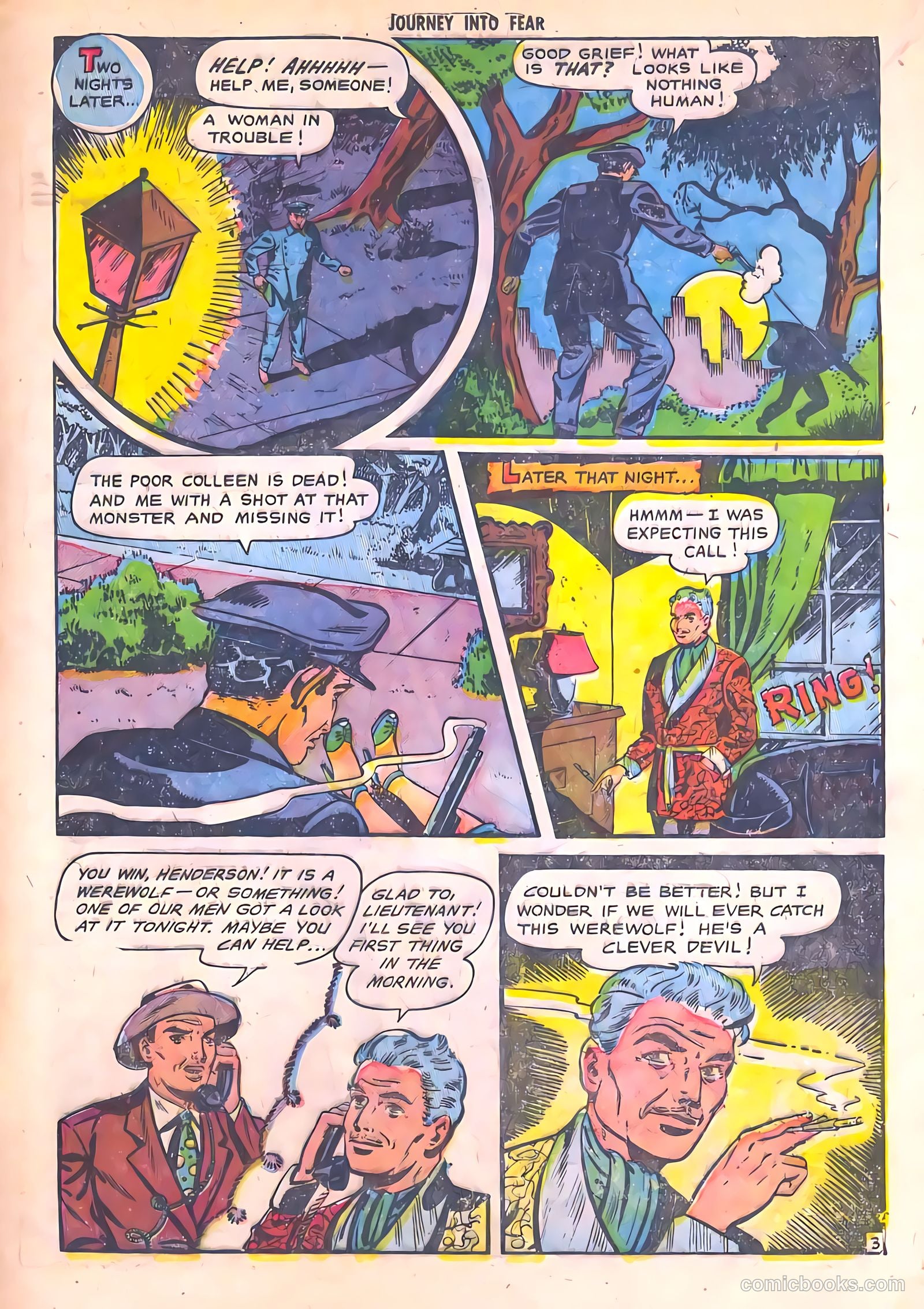 Journey into Fear #7 (1952) — page 13