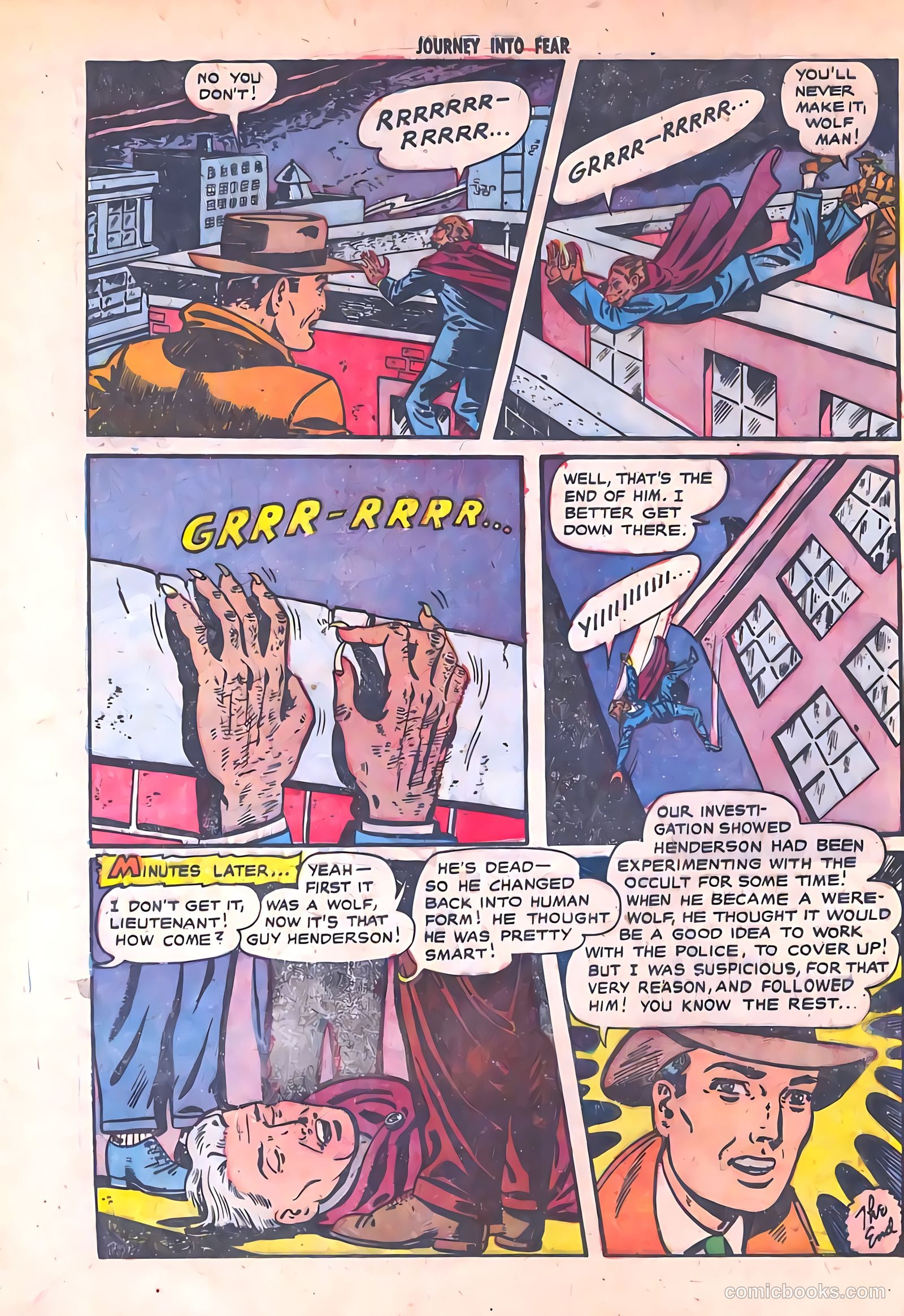 Journey into Fear #7 (1952) — page 16