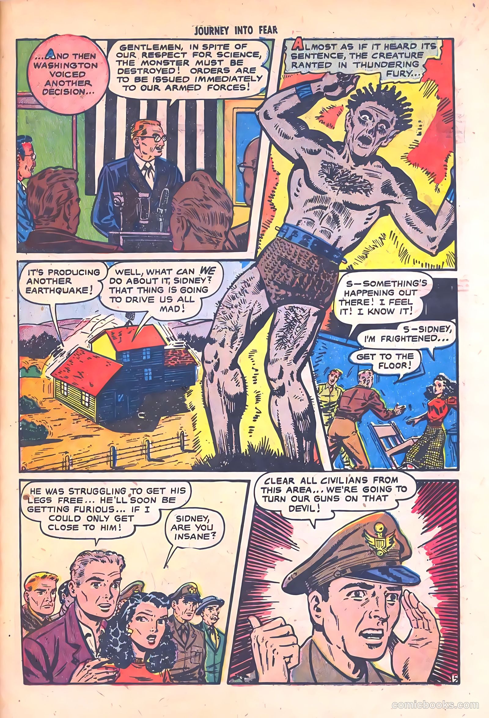 Journey into Fear #7 (1952) — page 23