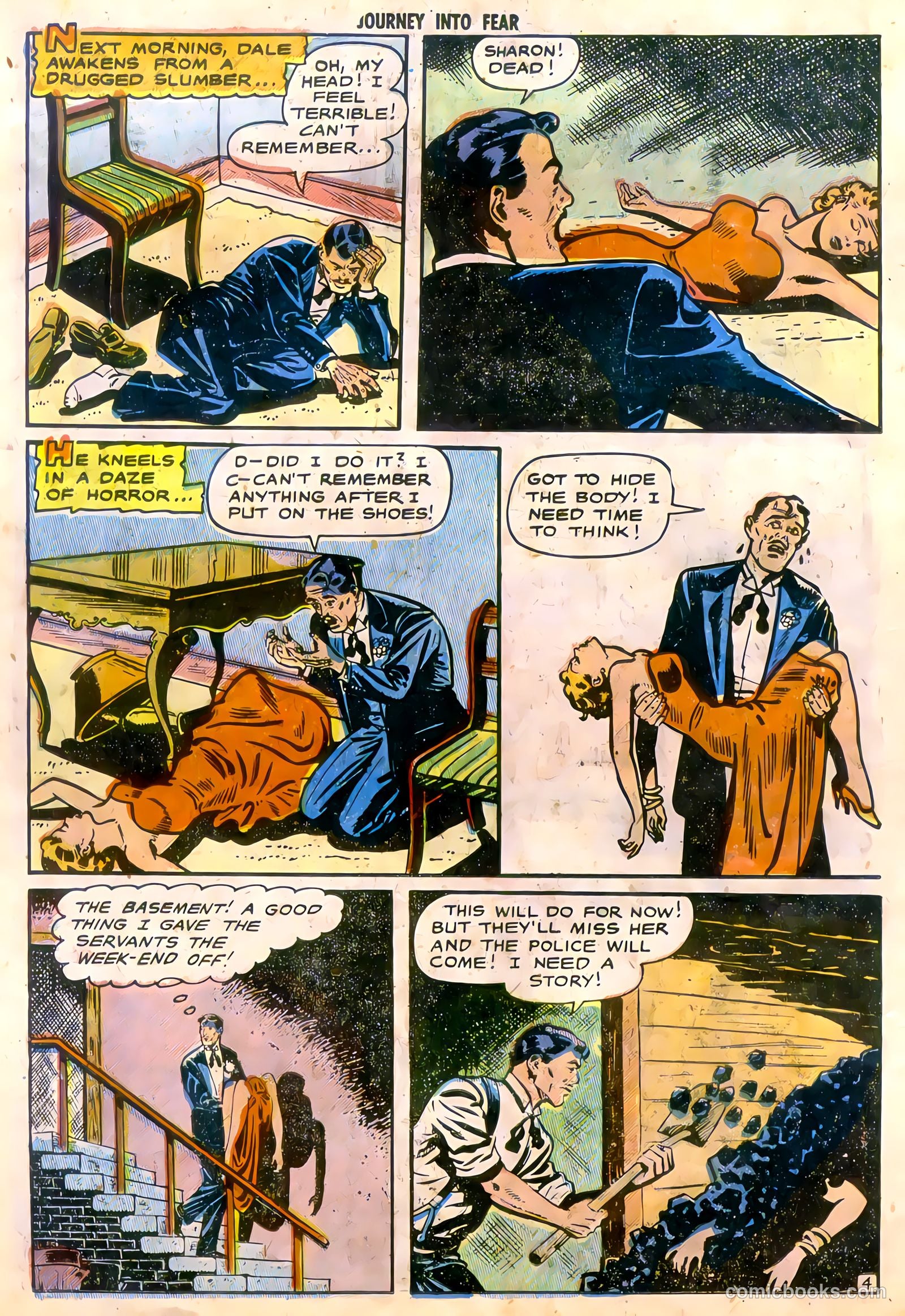 Journey into Fear #8 (1951) — page 13