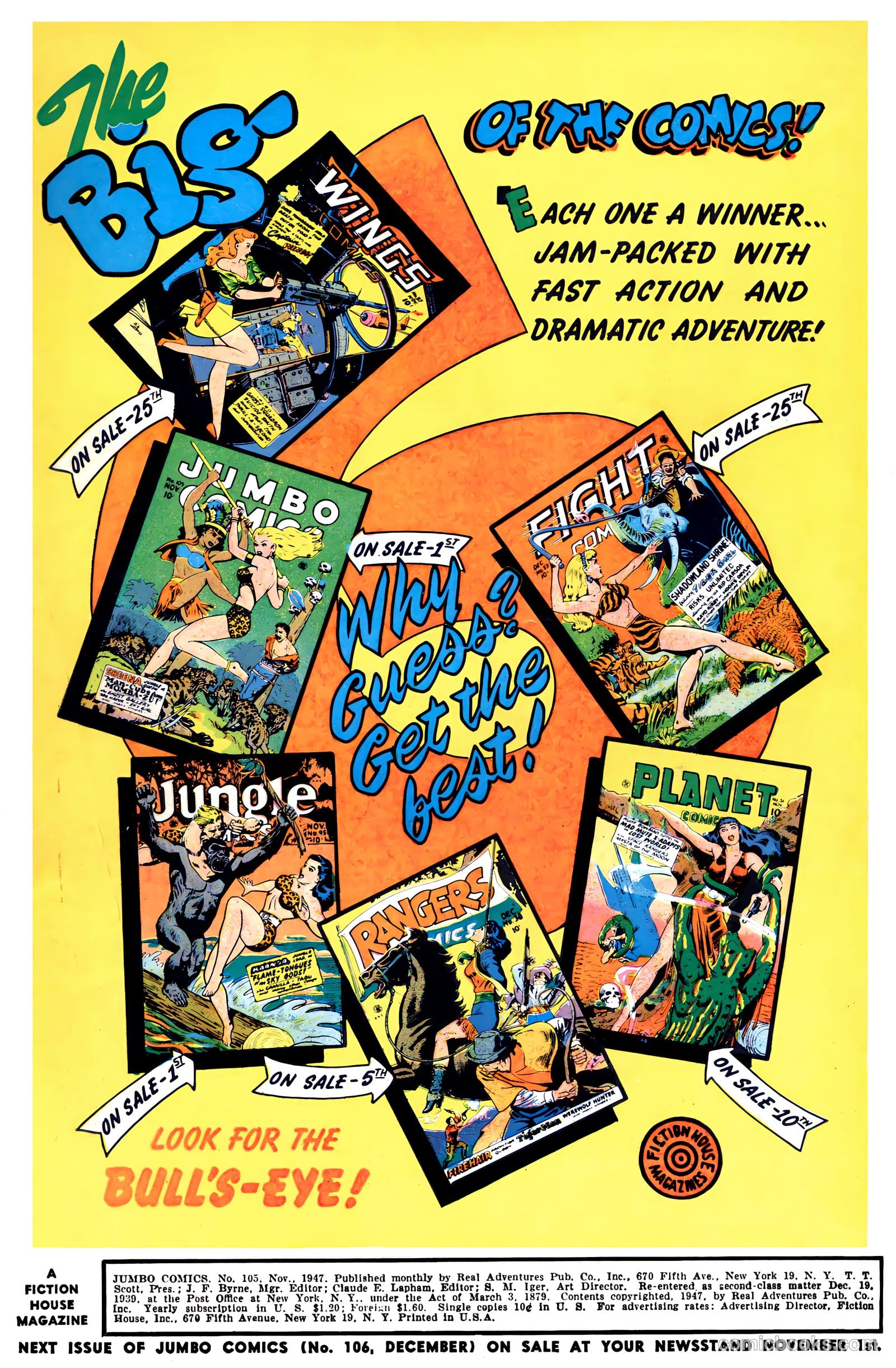 Jumbo Comics #105 (1947, Real Adventures Pub. Co., Inc.) — page 2 of 52