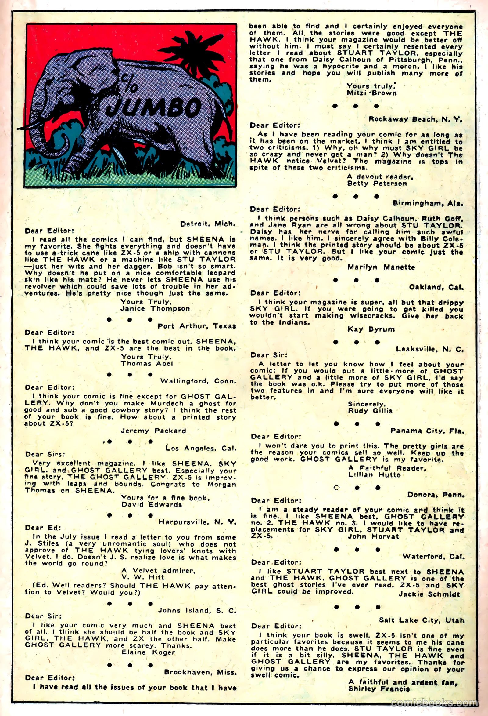 Jumbo Comics #105 (1947, Real Adventures Pub. Co., Inc.) — page 21 of 52