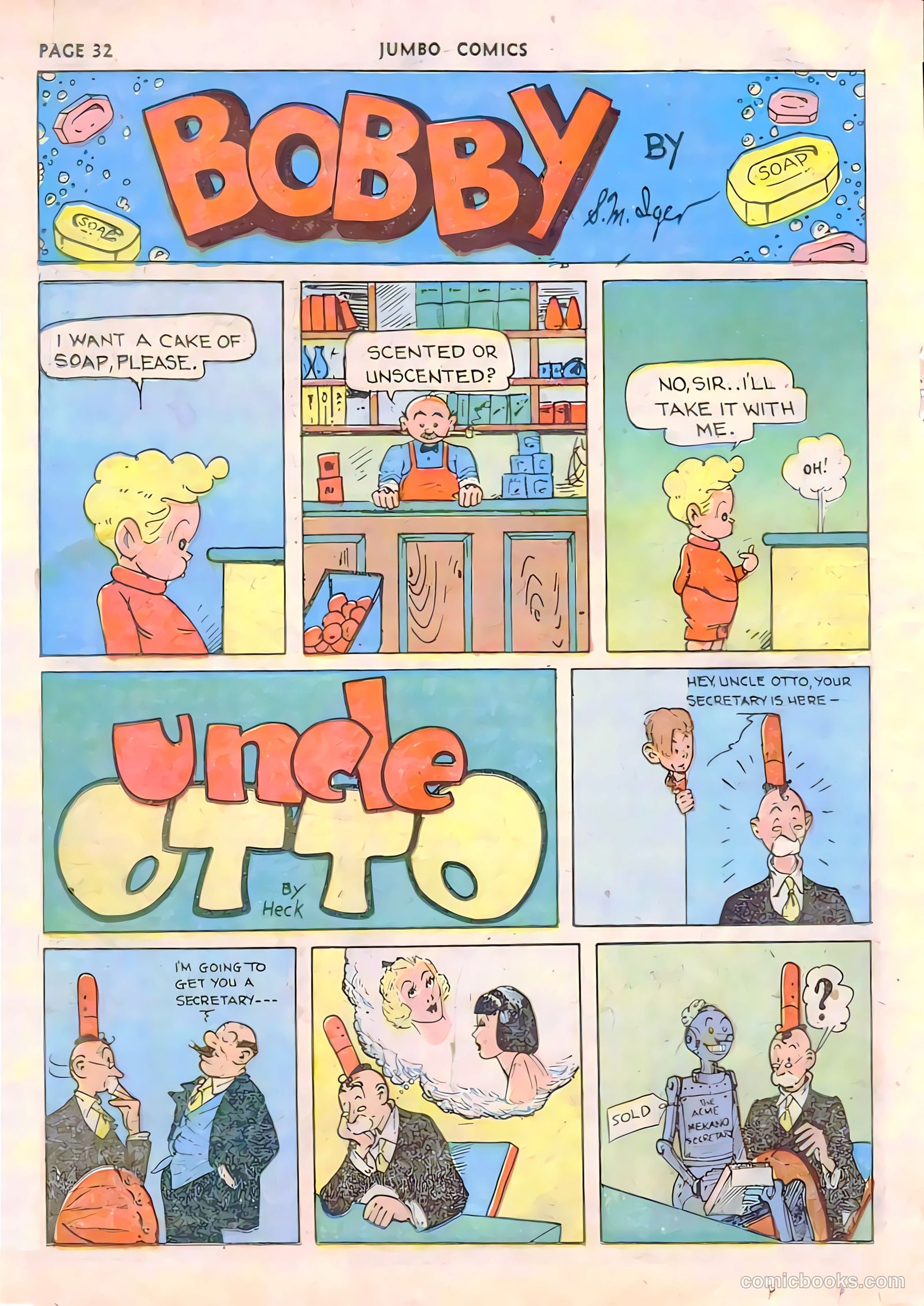 Jumbo Comics #19 (1940) — page 34 of 67