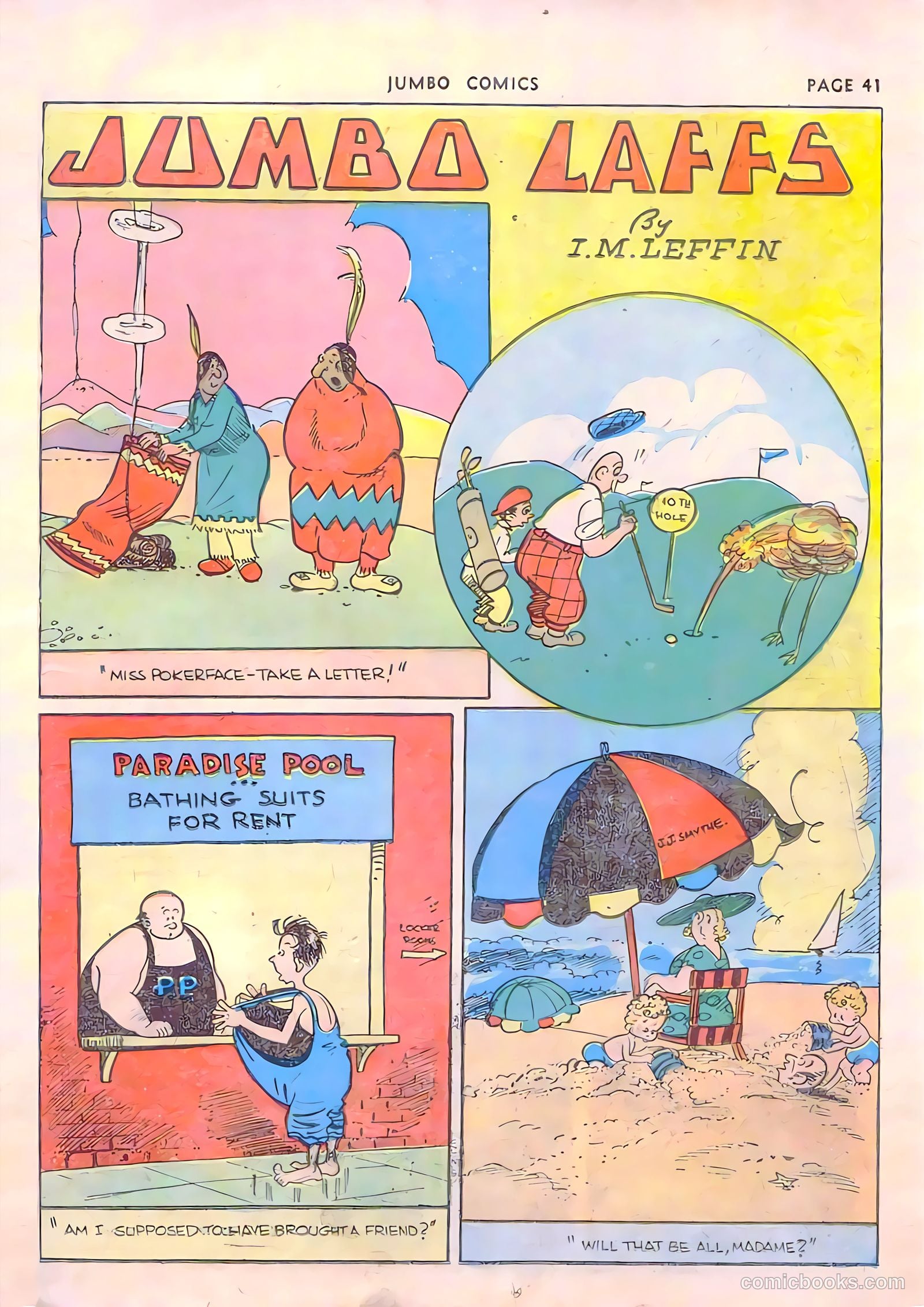 Jumbo Comics #19 (1940) — page 43 of 67