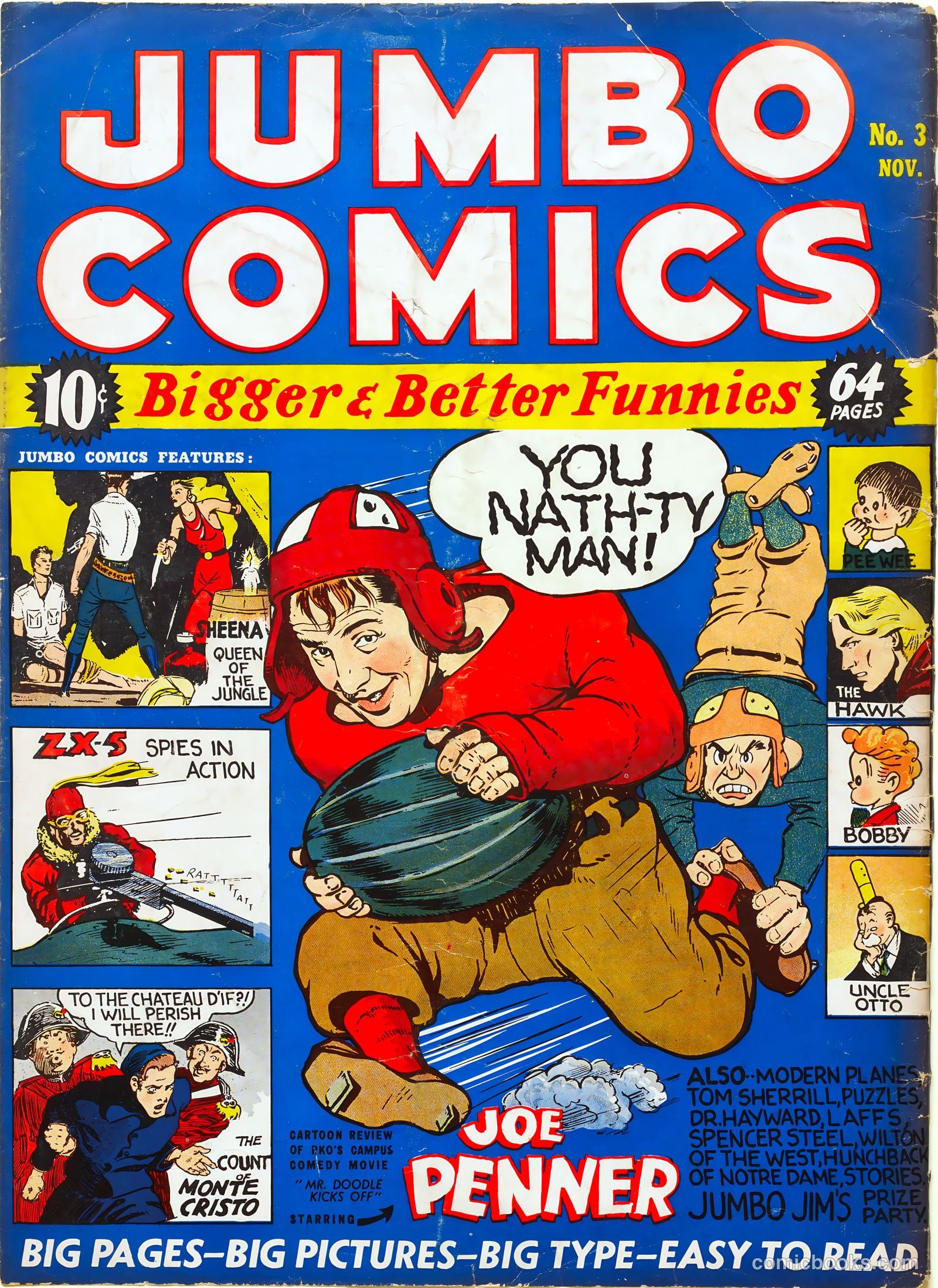 Jumbo Comics #3 (1938) — page 68 of 68