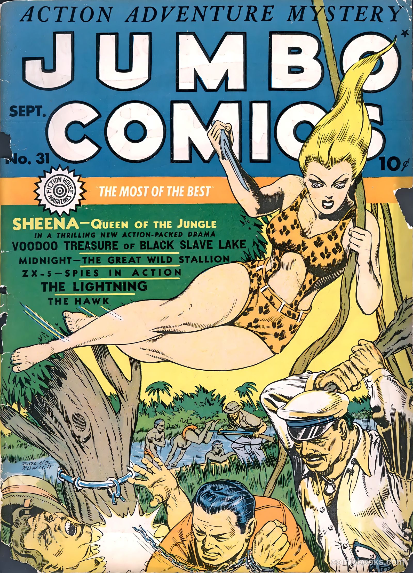 Jumbo Comics #31 cover