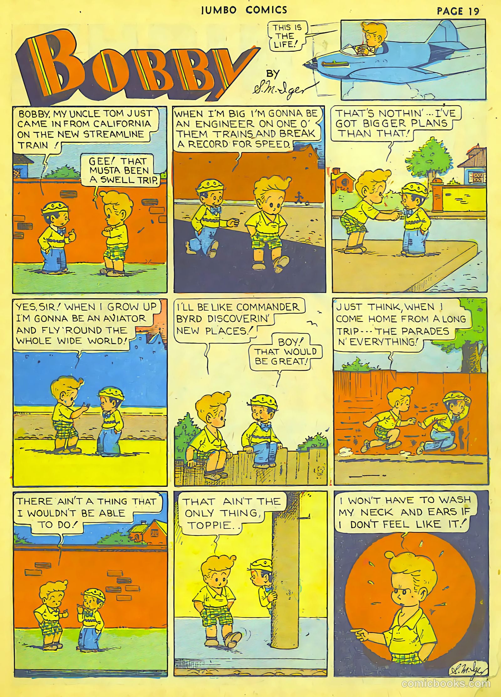 Jumbo Comics #37 (1942, Real Adventures Pub. Co., Inc.) — page 21 of 68