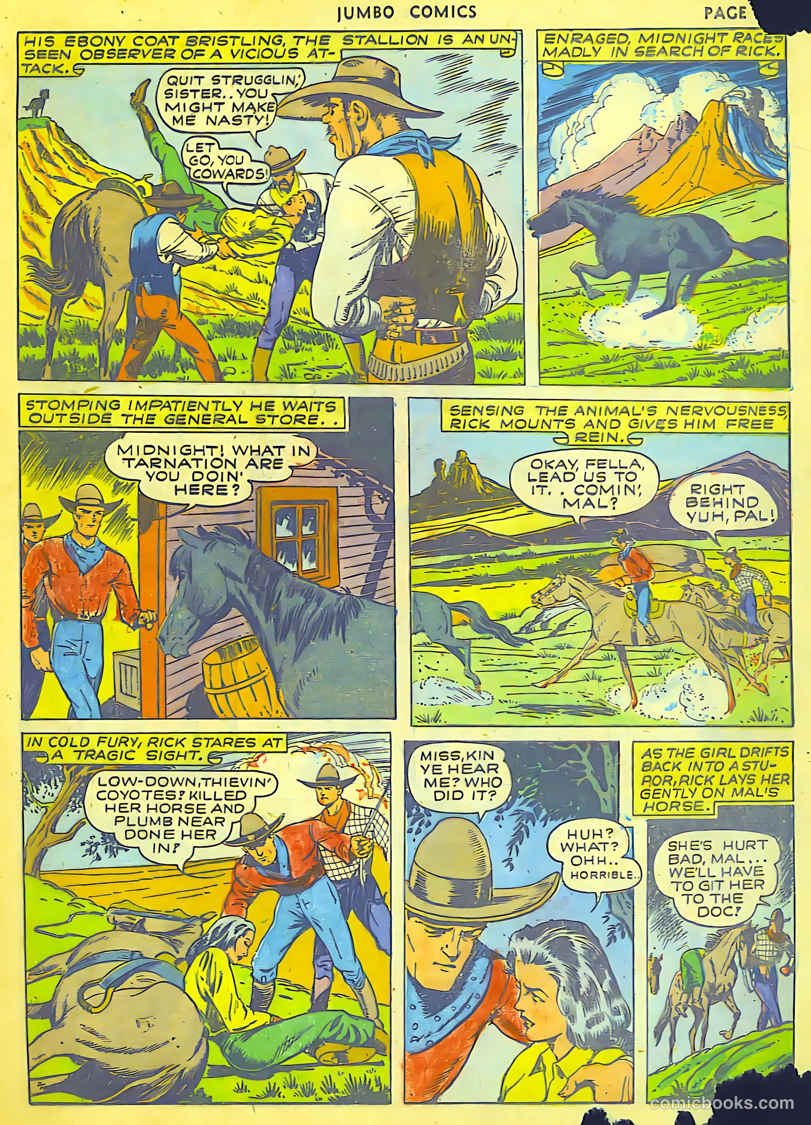 Jumbo Comics #37 (1942, Real Adventures Pub. Co., Inc.) — page 23 of 68
