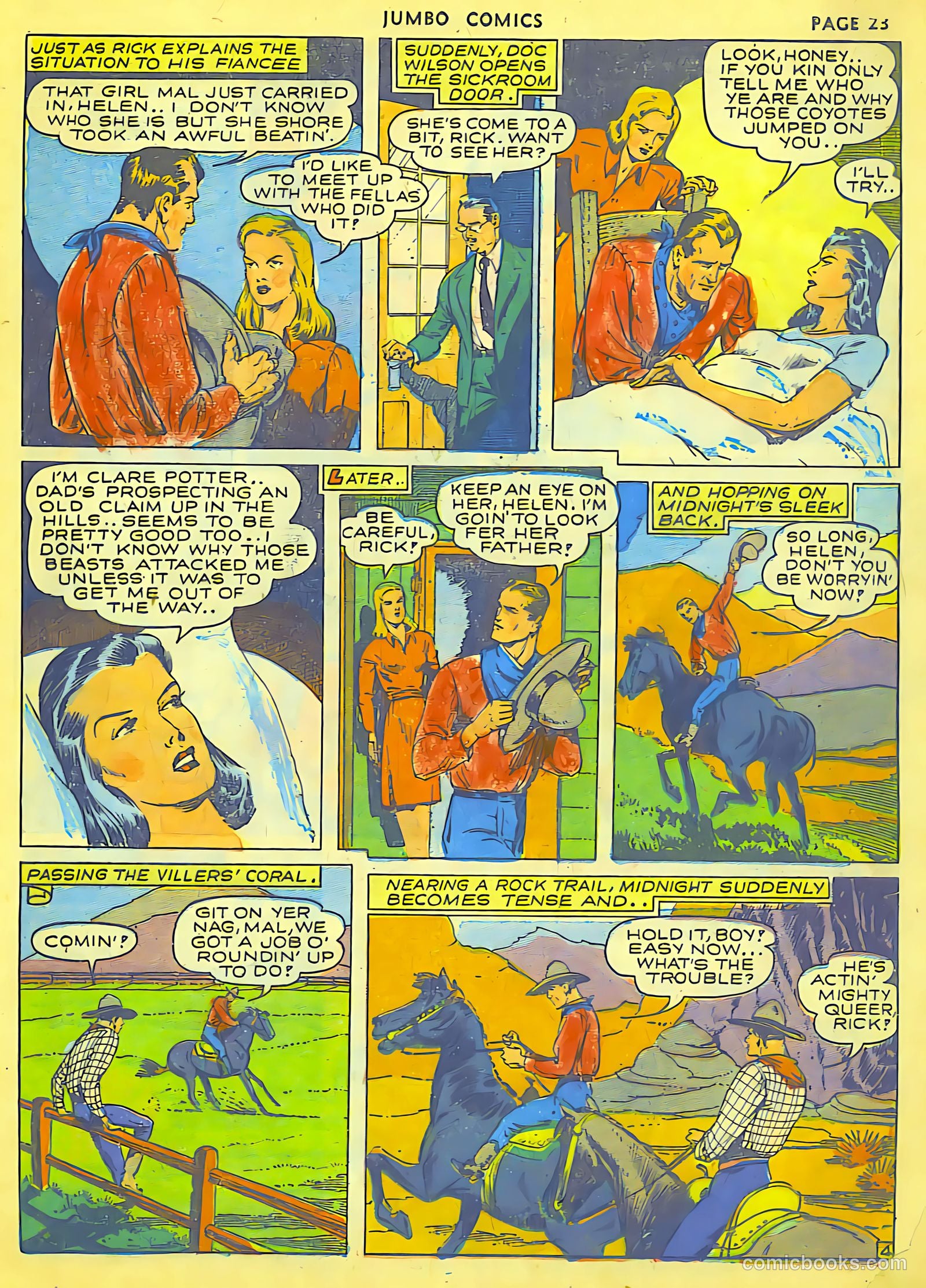 Jumbo Comics #37 (1942, Real Adventures Pub. Co., Inc.) — page 25 of 68