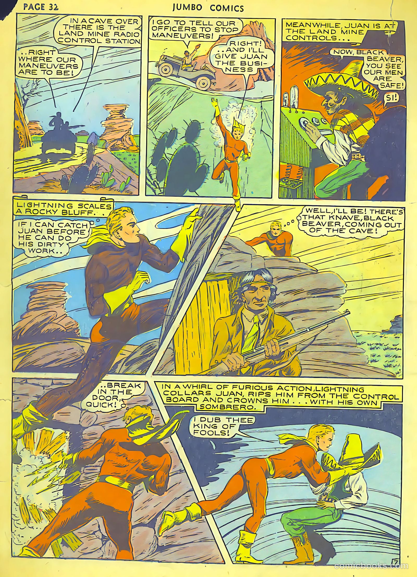 Jumbo Comics #37 (1942, Real Adventures Pub. Co., Inc.) — page 34 of 68