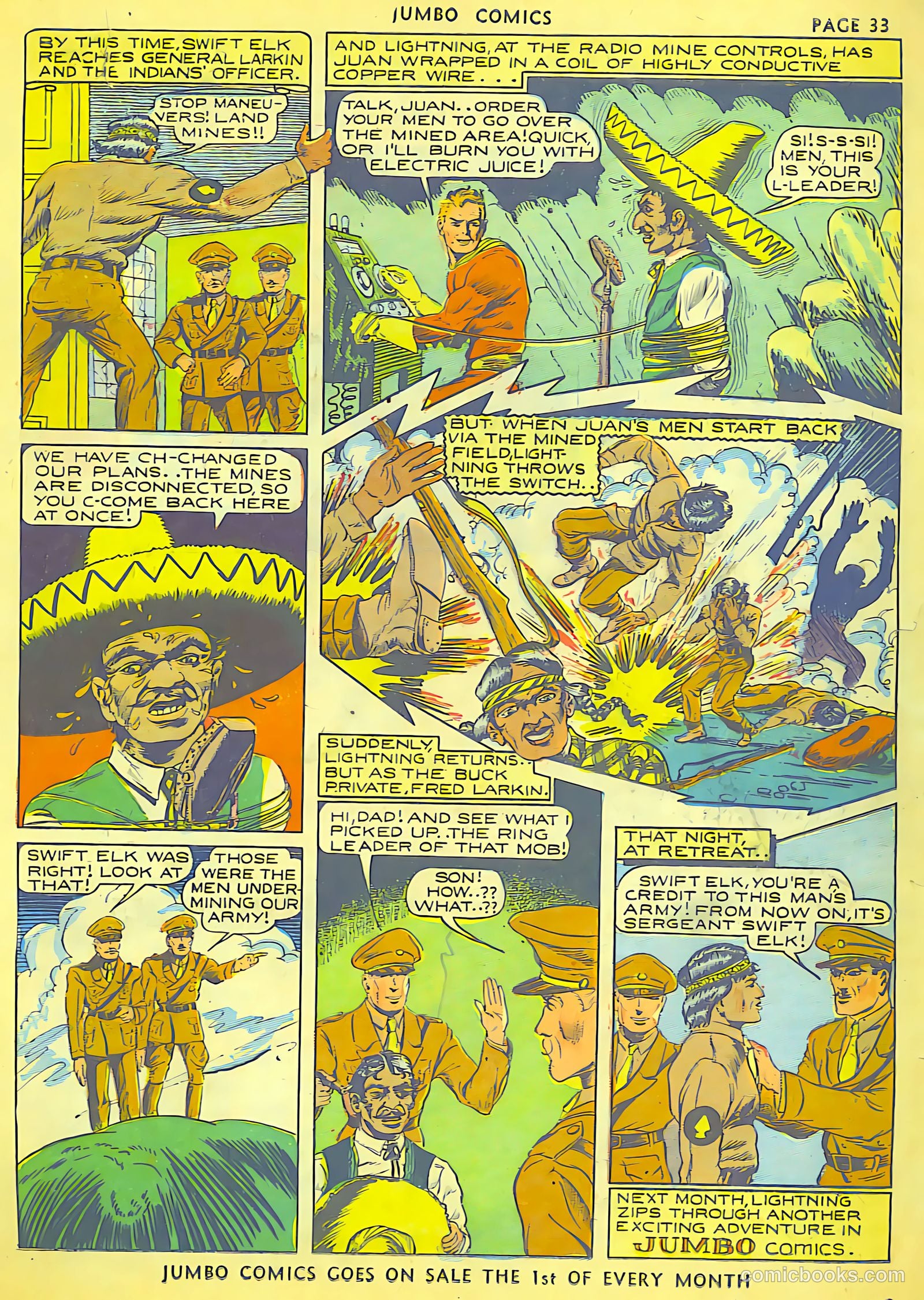 Jumbo Comics #37 (1942, Real Adventures Pub. Co., Inc.) — page 35 of 68