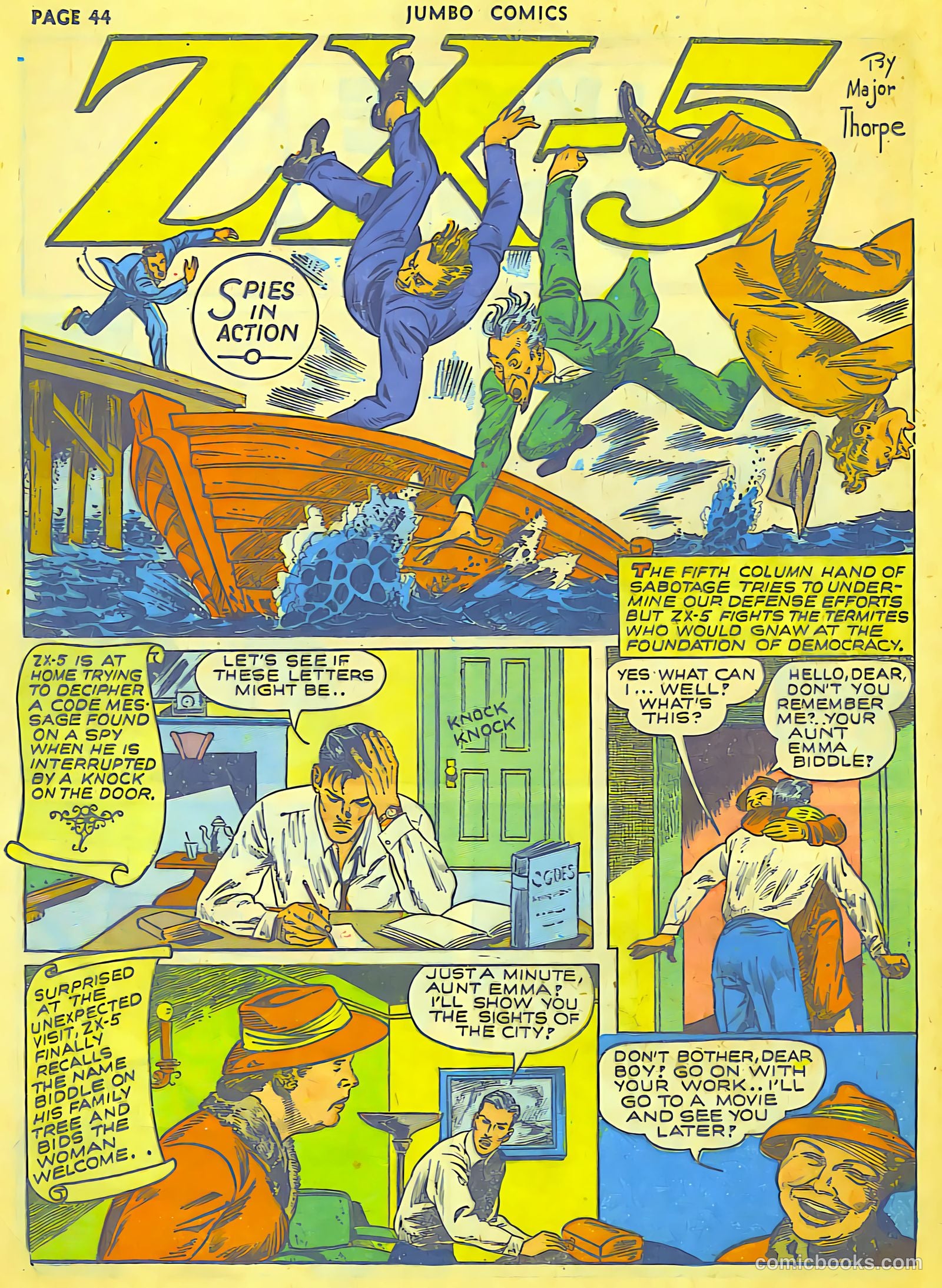 Jumbo Comics #37 (1942, Real Adventures Pub. Co., Inc.) — page 46 of 68