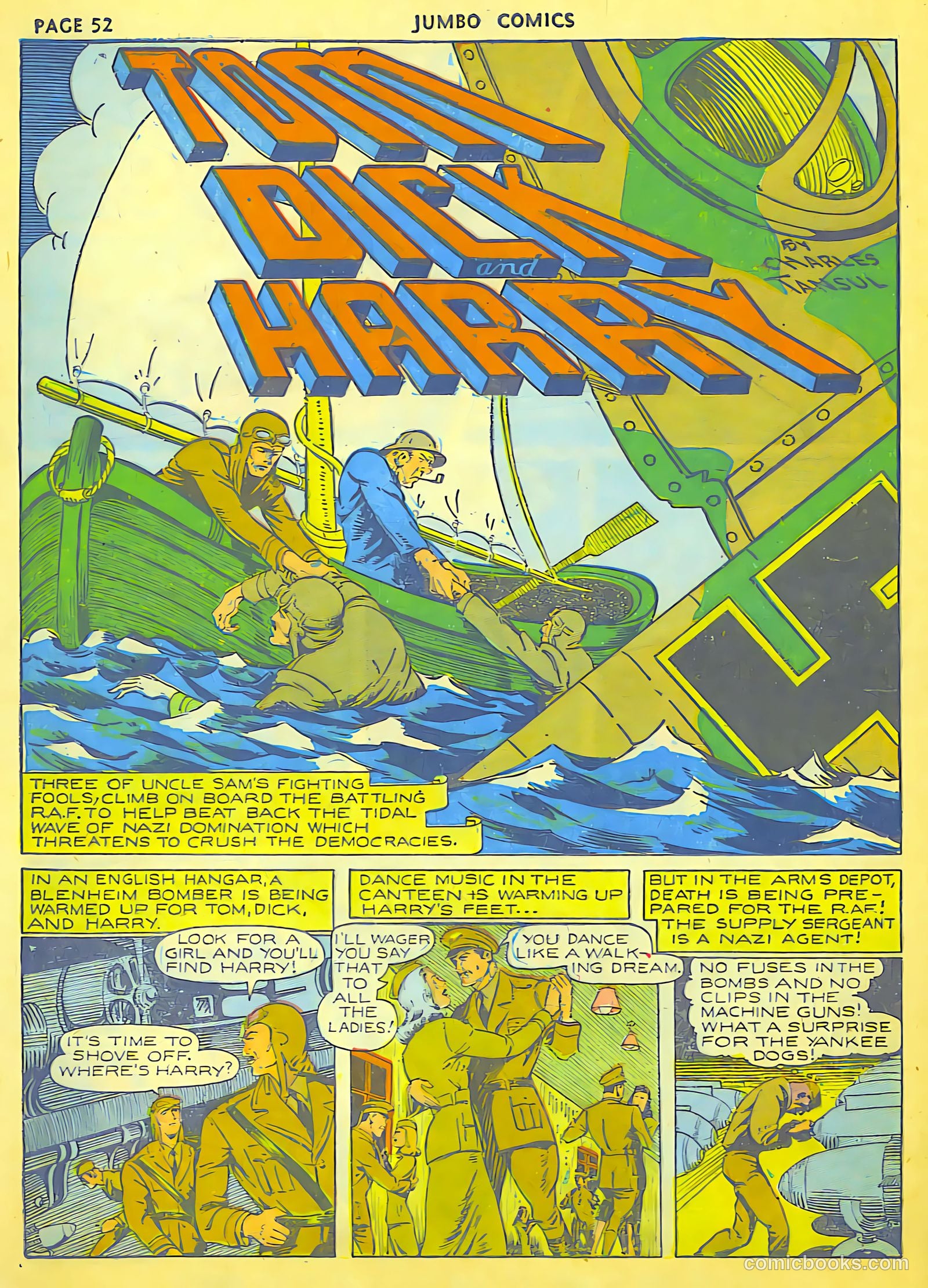 Jumbo Comics #37 (1942, Real Adventures Pub. Co., Inc.) — page 54 of 68