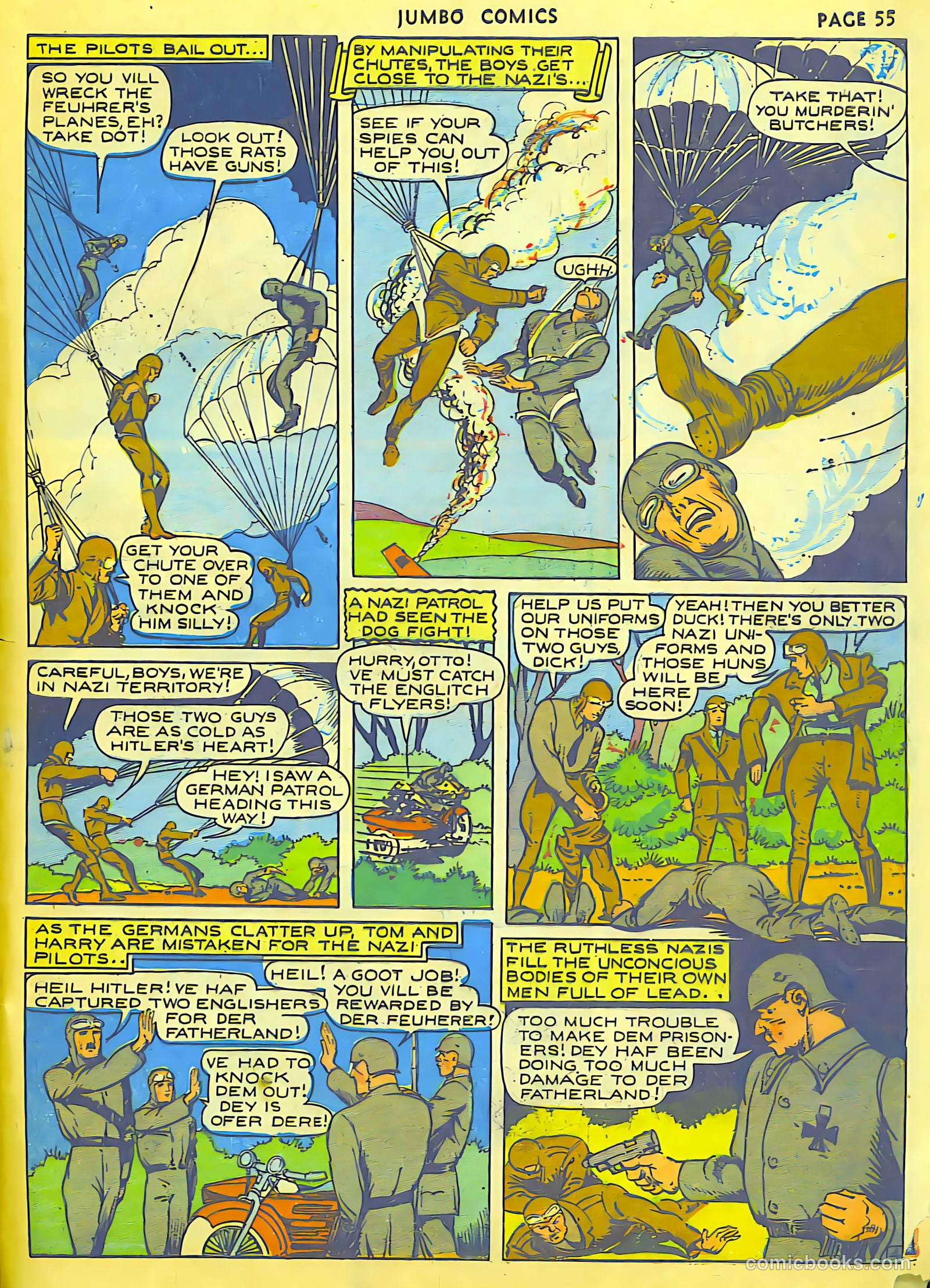 Jumbo Comics #37 (1942, Real Adventures Pub. Co., Inc.) — page 57 of 68