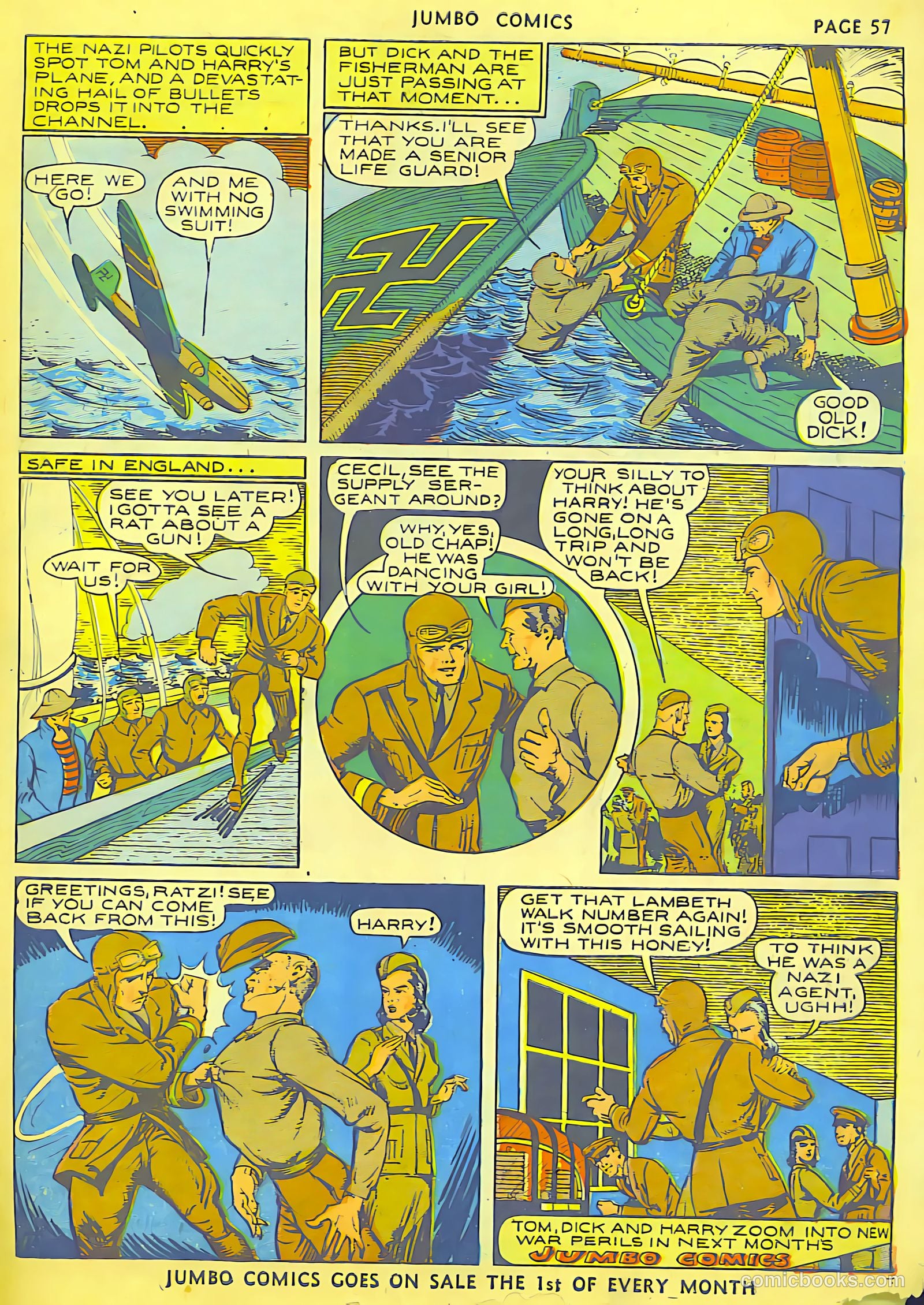 Jumbo Comics #37 (1942, Real Adventures Pub. Co., Inc.) — page 59 of 68