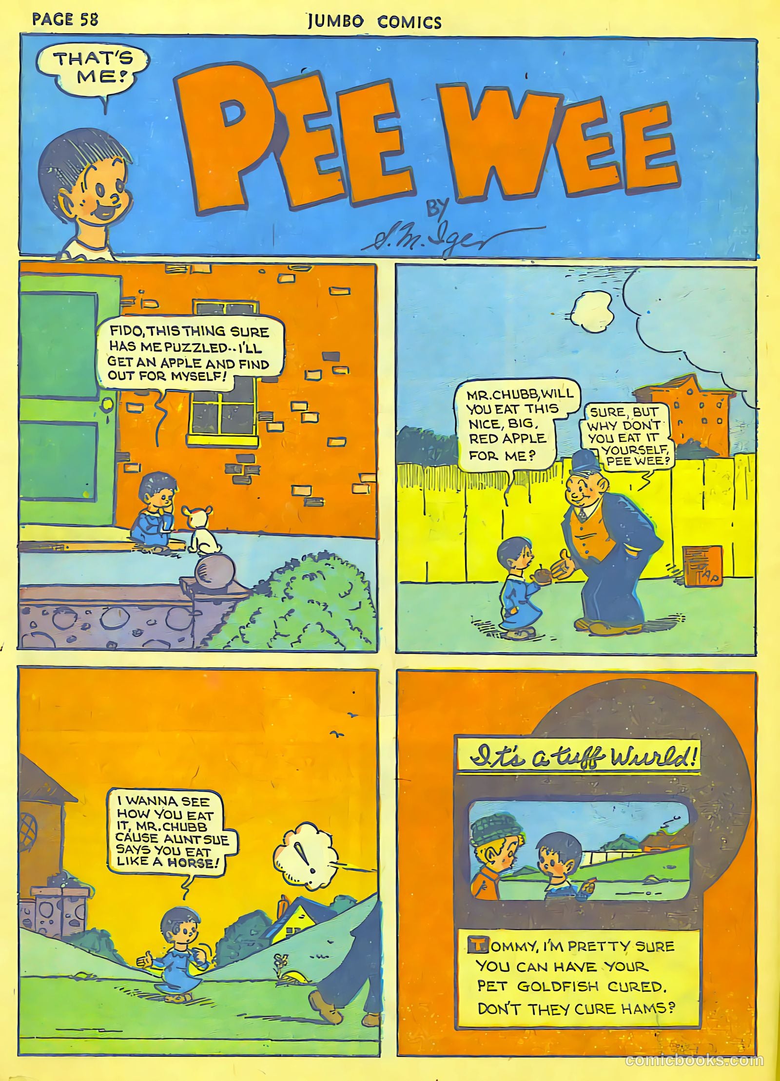 Jumbo Comics #37 (1942, Real Adventures Pub. Co., Inc.) — page 60 of 68