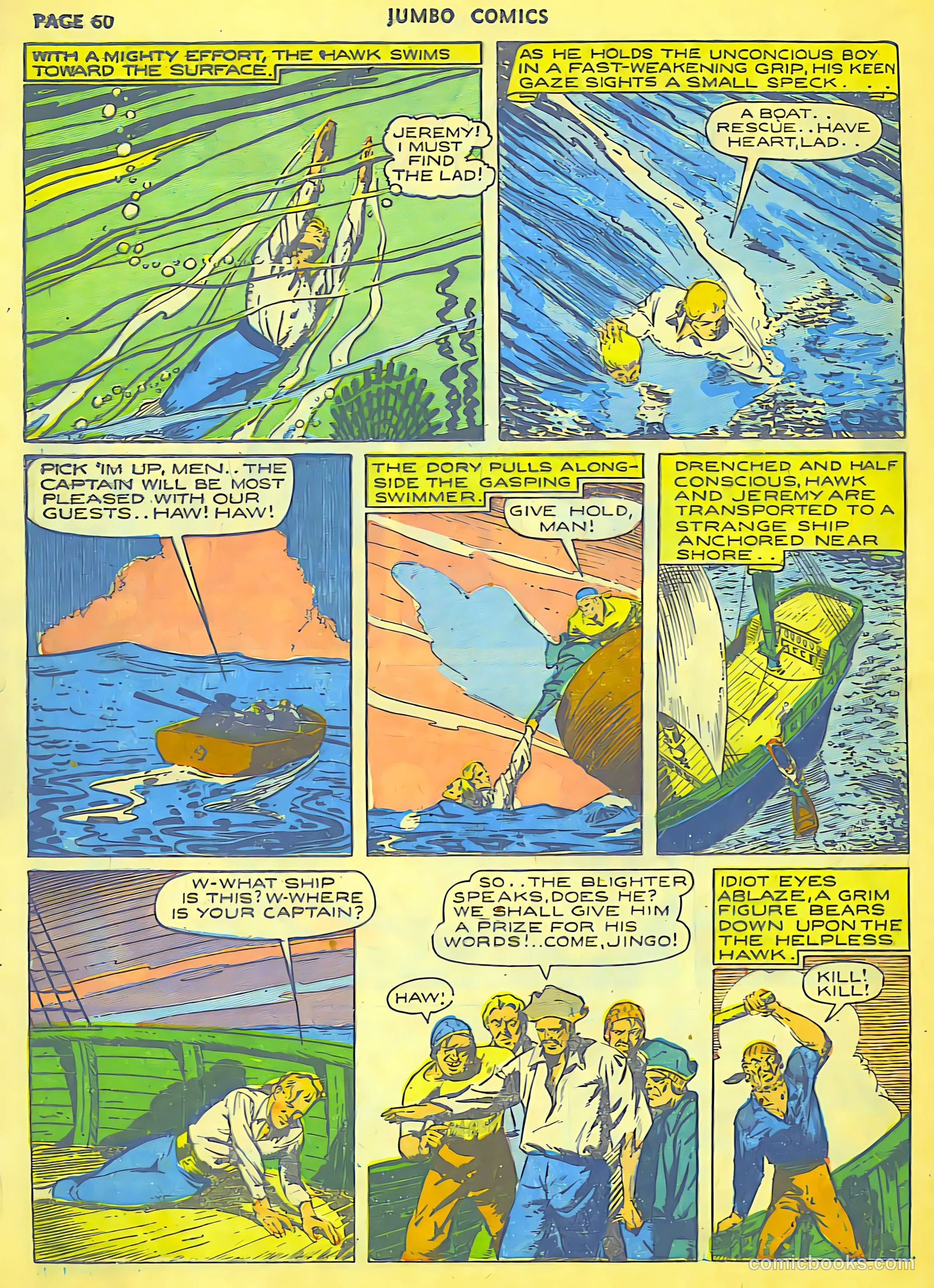 Jumbo Comics #37 (1942, Real Adventures Pub. Co., Inc.) — page 62 of 68