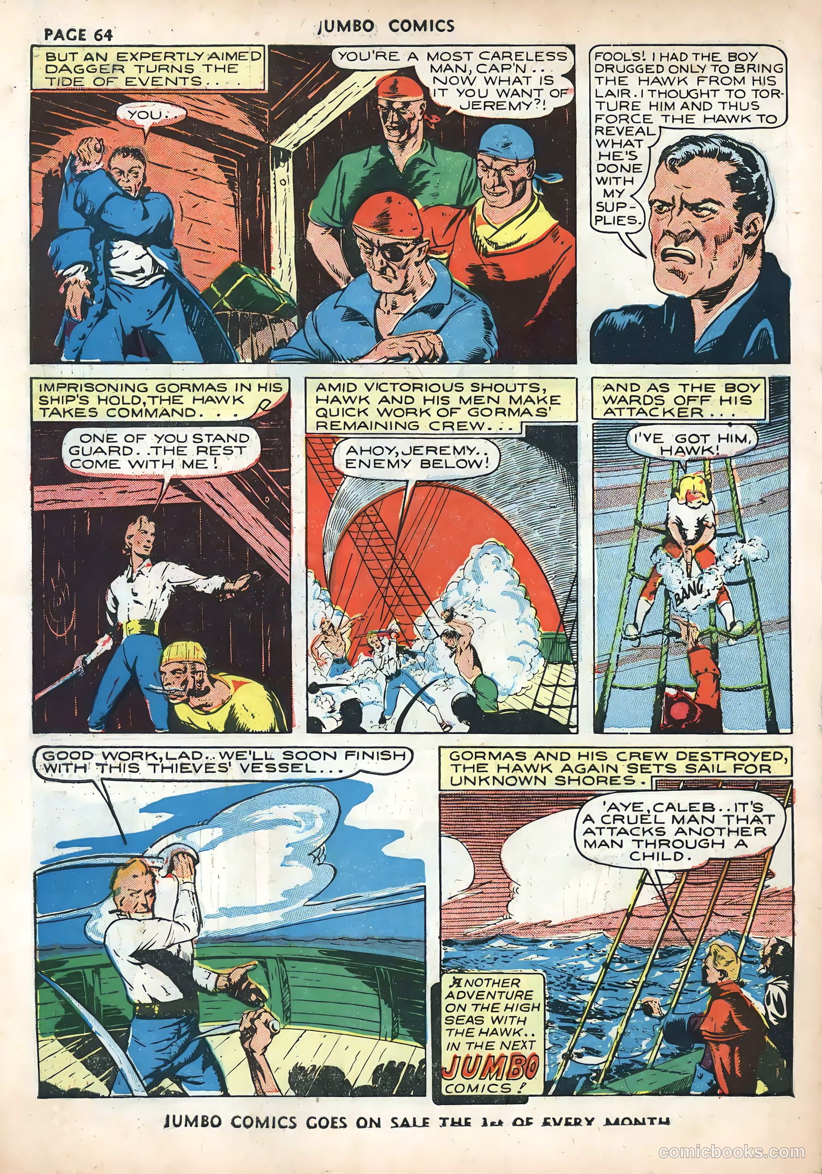 Jumbo Comics #37 (1942, Real Adventures Pub. Co., Inc.) — page 66 of 68